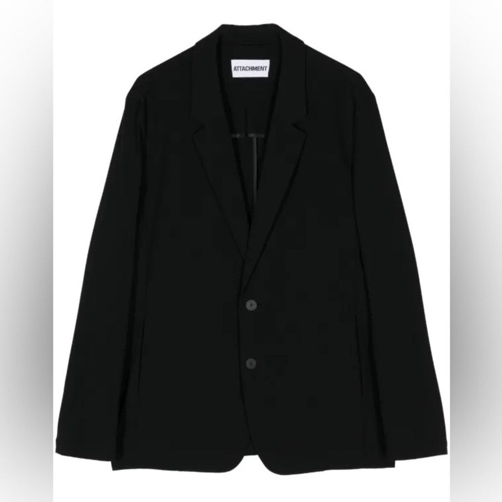 Attachment Attachment Men's Black Single Breasted Blazer Japan JP3 Size 40R - 1 Thumbnail