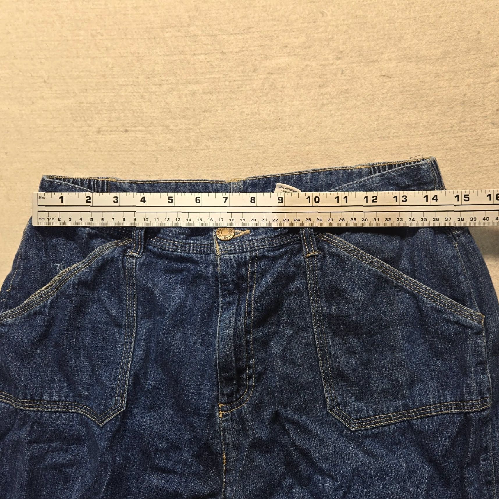Denime Kim Rogers Denim Blue Jeans Pants Capris Ankle Button Adult Women's Size 12 Size 34" / US 12 / IT 48 - 5 Thumbnail