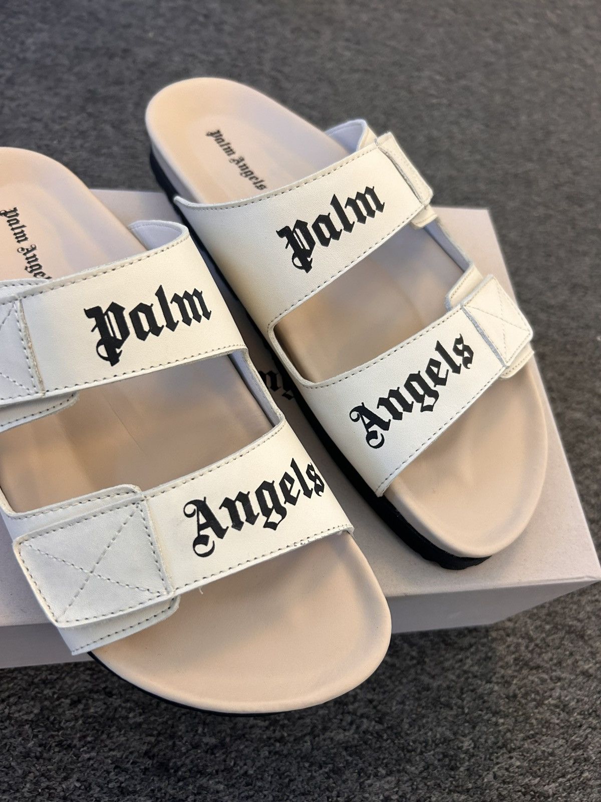 Palm Angels Palm Angels Logo Sandals Size US 11 / EU 44 - 8 Thumbnail