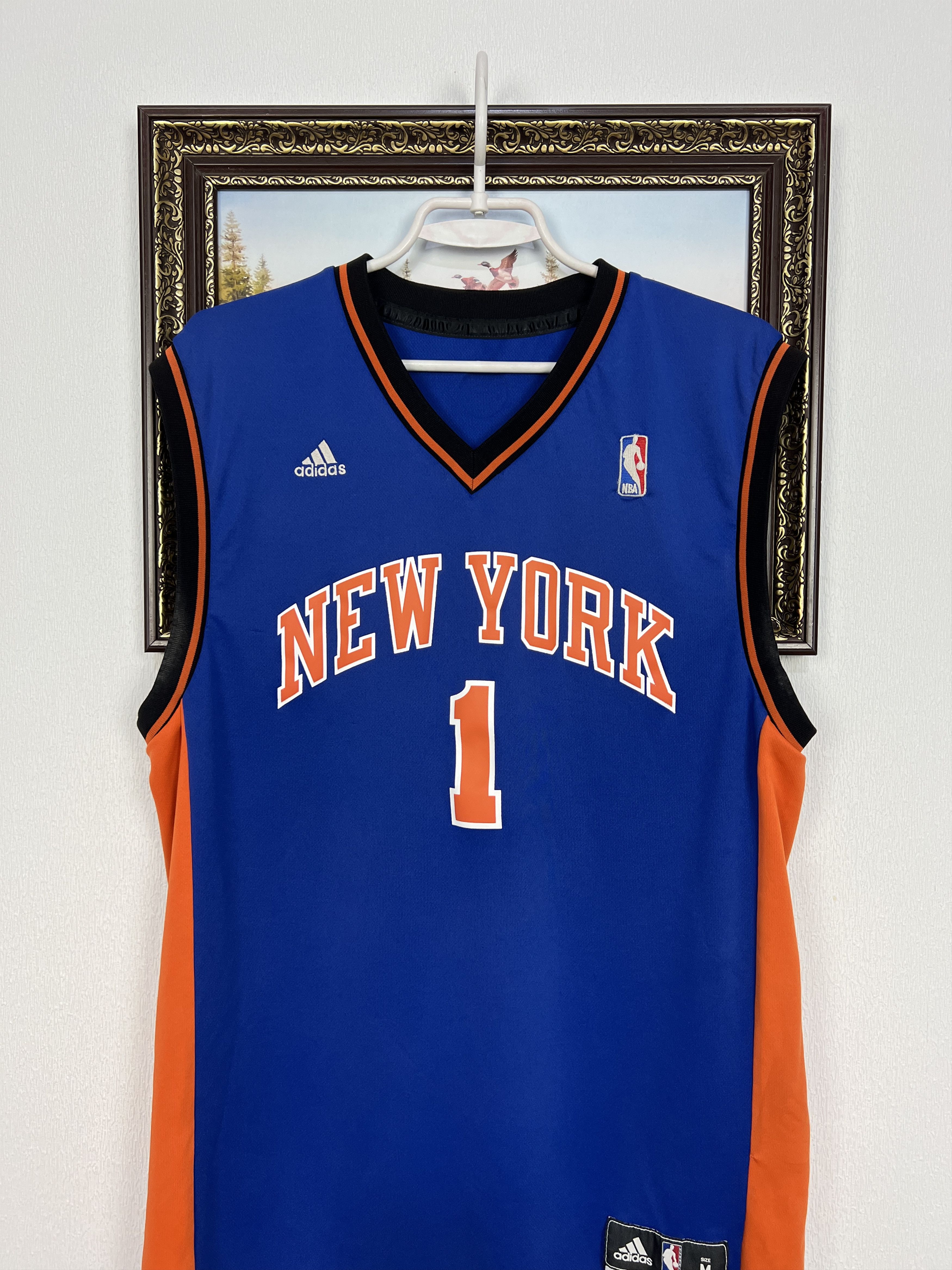 Adidas Vintage Adidas New York Knicks #1 Stoudemire Jersey Size US M / EU 48-50 / 2 - 2 Thumbnail