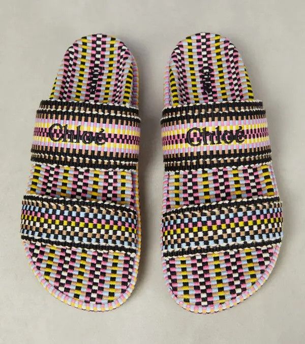 Chloe o1loc1c1024 Rori Slides in Red Sand Size US 8 / IT 38 - 4 Thumbnail