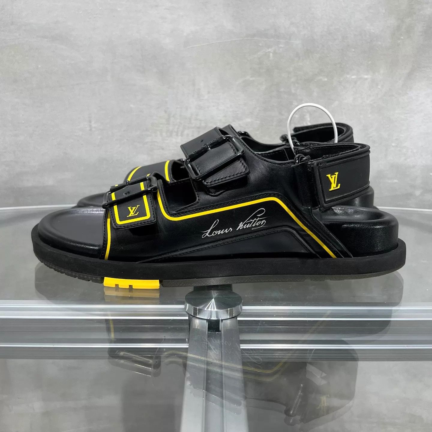Louis Vuitton LV Trainer Black Sandal UK7 41 Size US 8 / EU 41 - 3 Thumbnail