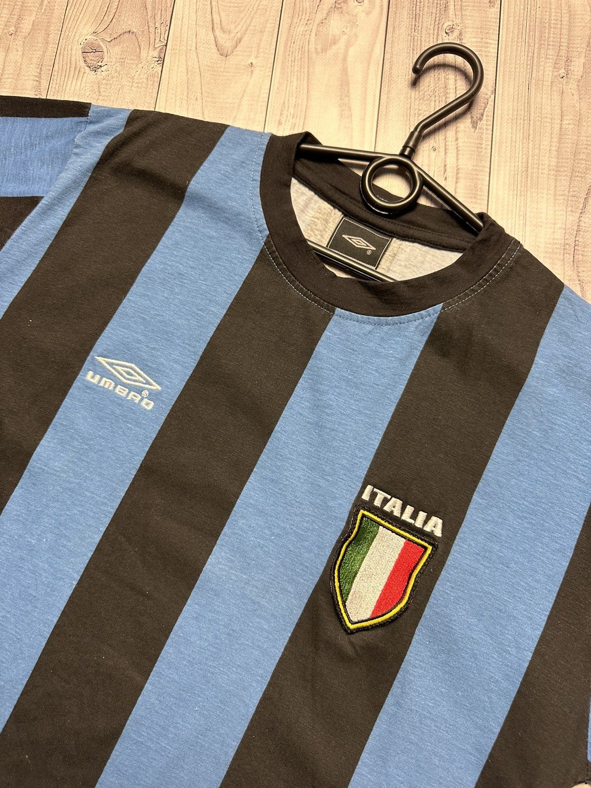 Umbro × Vintage Vintage Umbro soccer tee Italy size L logo 9 Size US L / EU 52-54 / 3 - 4 Thumbnail