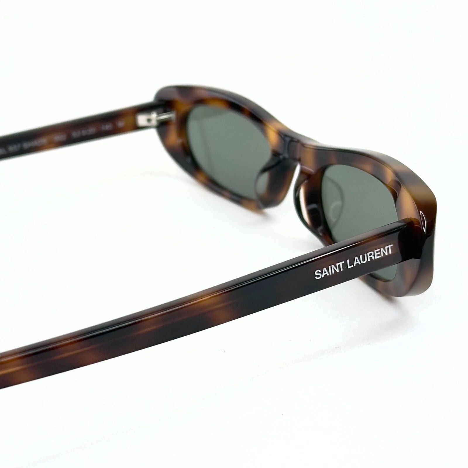 Yves Saint Laurent SAINT LAURENT SHADE SL 557 SL557 Brown Green Narrow Slim 002 Size ONE SIZE - 4 Thumbnail