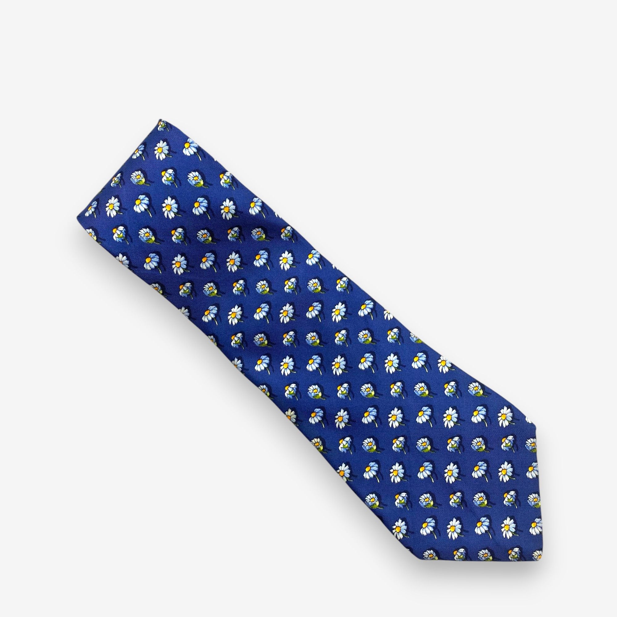 Salvatore Ferragamo Vintage Salvatore Ferragamo SILK Necktie Cravate Pure Silk Size ONE SIZE - 2 Thumbnail