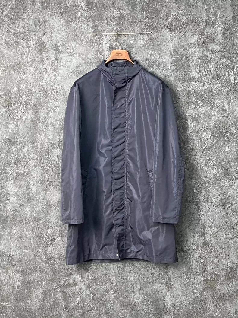 Versace Versace Leather label small logo trench coat on the back Size US XXL / EU 58 / 5 - 1 Thumbnail