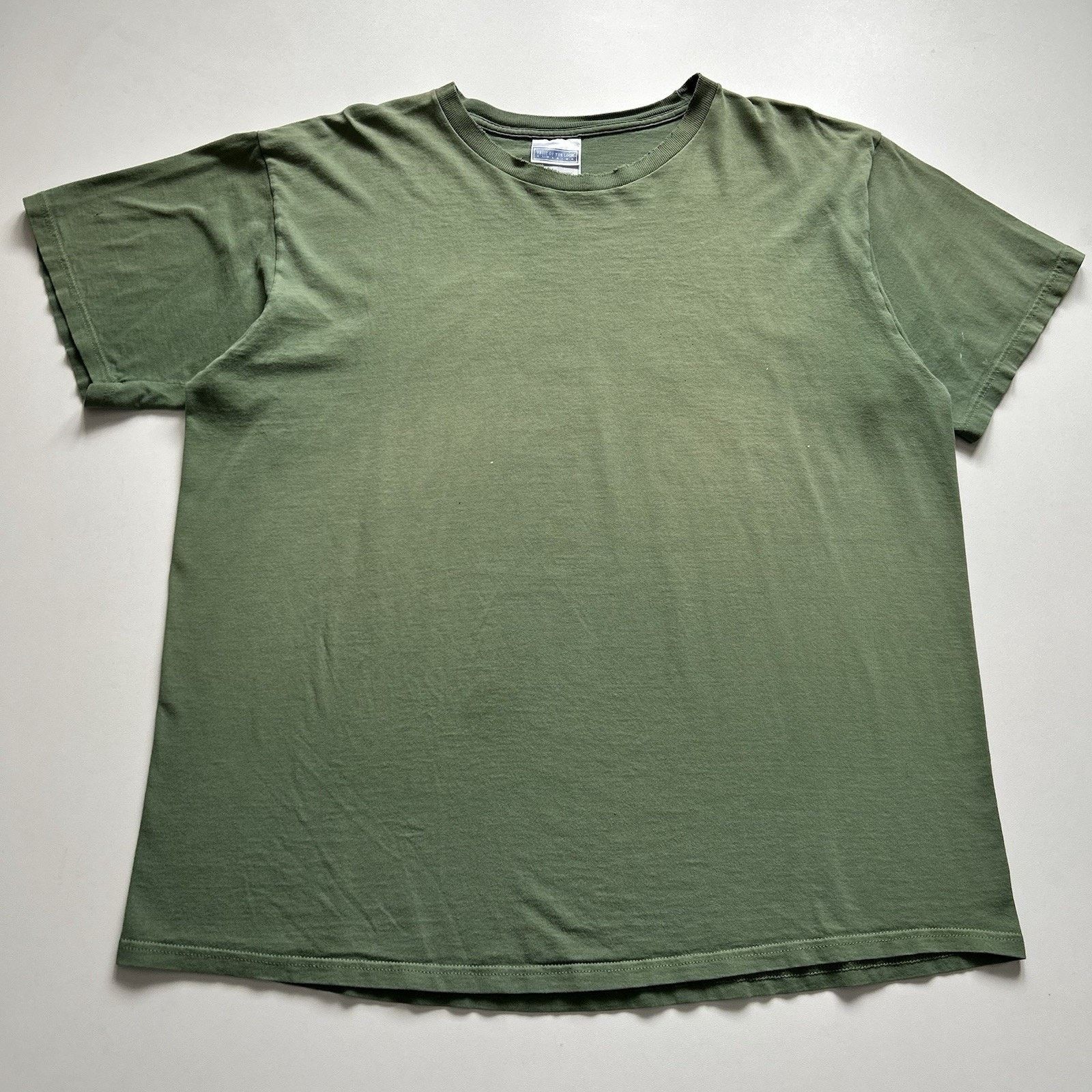 Fruit Of The Loom Vintage Sun Faded Green Blank T Shirt 2XL Fruit Of The Loom Size US XXL / EU 58 / 5 - 1 Thumbnail