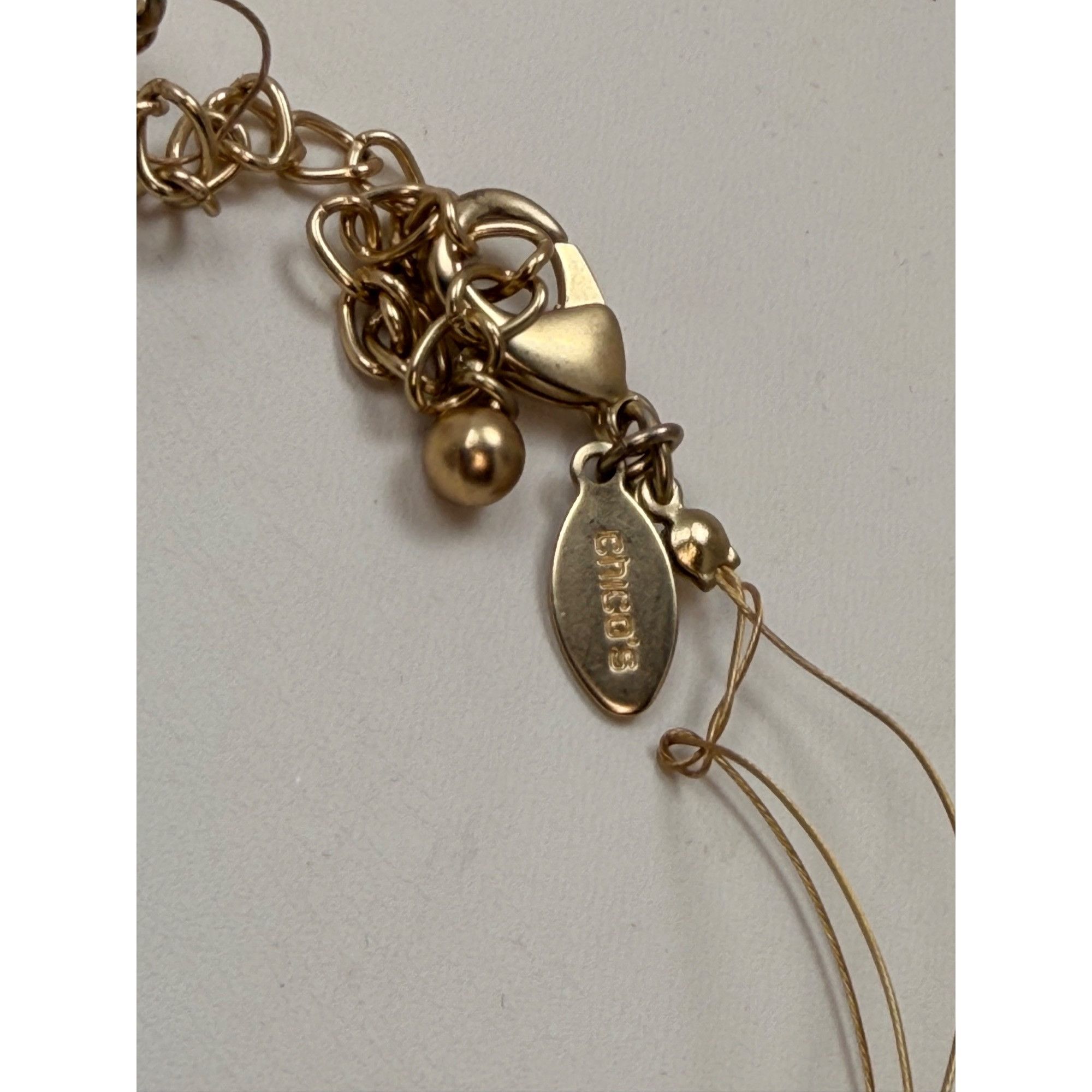 Chicos Chicos Gold & Blue Beaded Multi-Strand Necklace With Adjusta Size ONE SIZE - 3 Thumbnail
