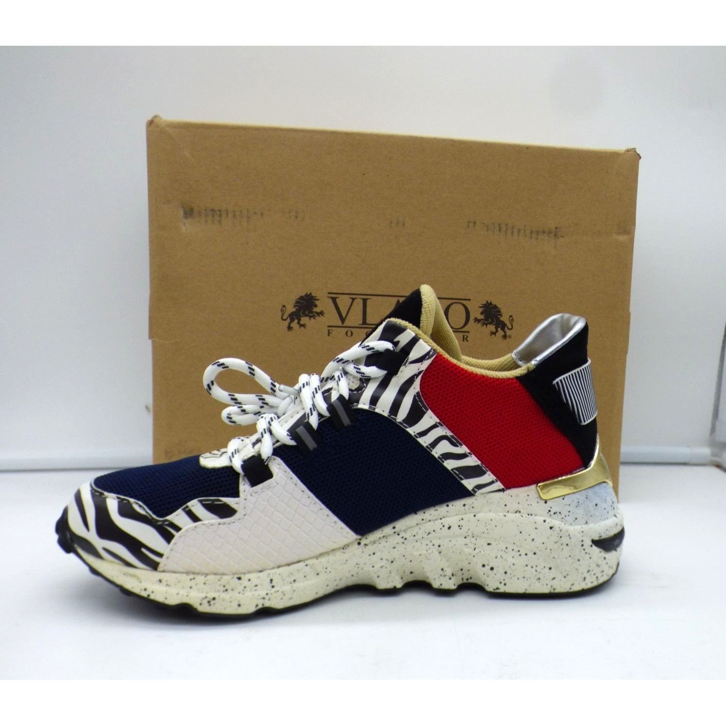 Vlado Vlado Women’s Cleo Athletic Shoe - White / Multi, Sz. 6 Size US 6 / IT 36 - 14 Thumbnail