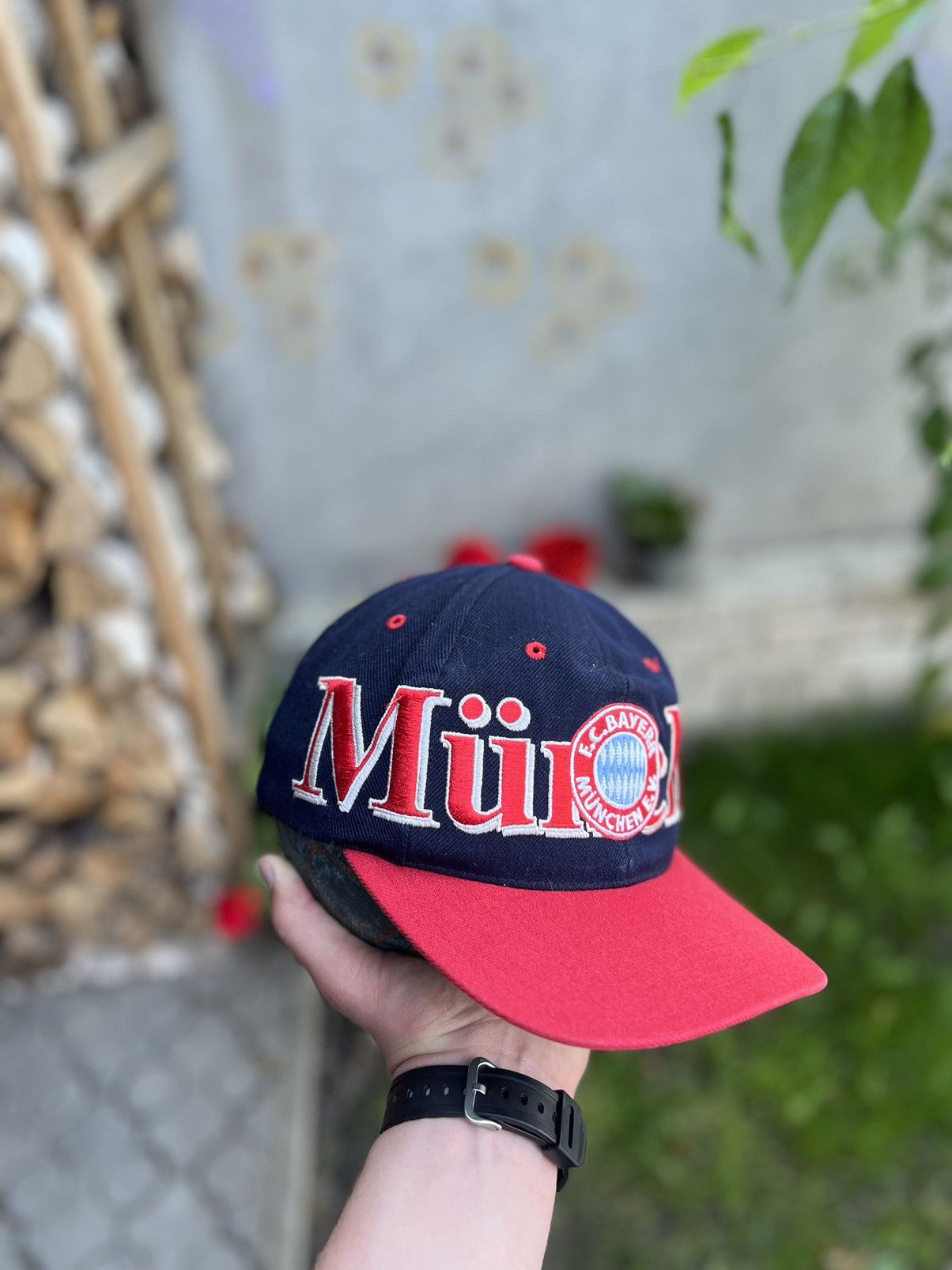 Designer × Vintage München Bayer Vintage Hat Cap Big Logo Size ONE SIZE - 1 Thumbnail