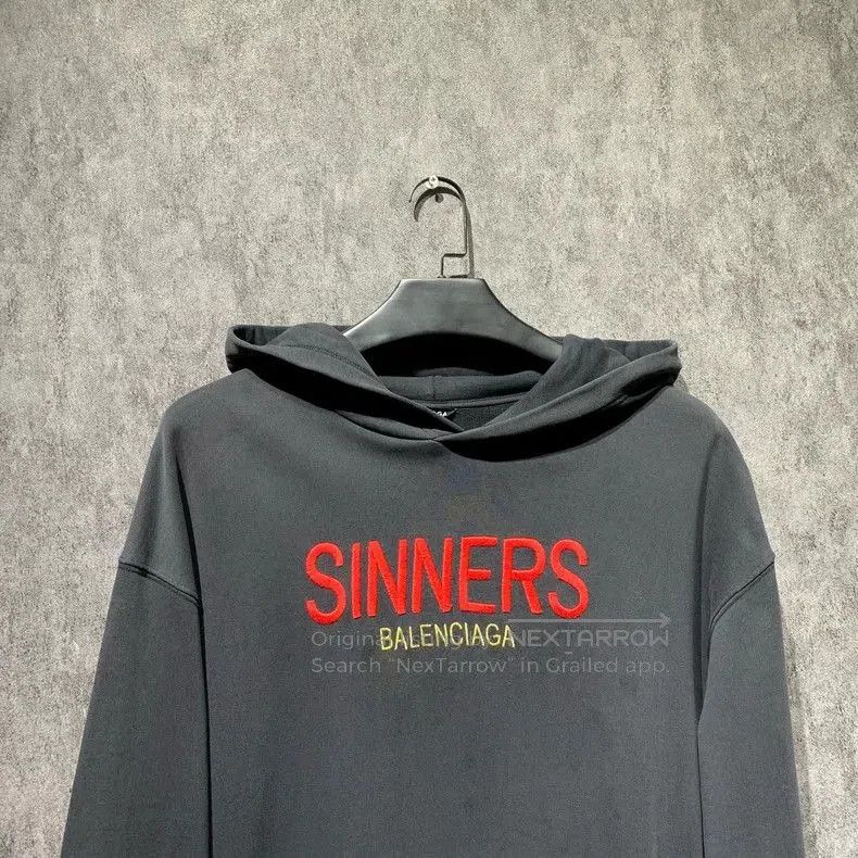 Balenciaga Balenclaga Balenciaga Black Sinner Hoodie. Size US M / EU 48-50 / 2 - 5 Thumbnail