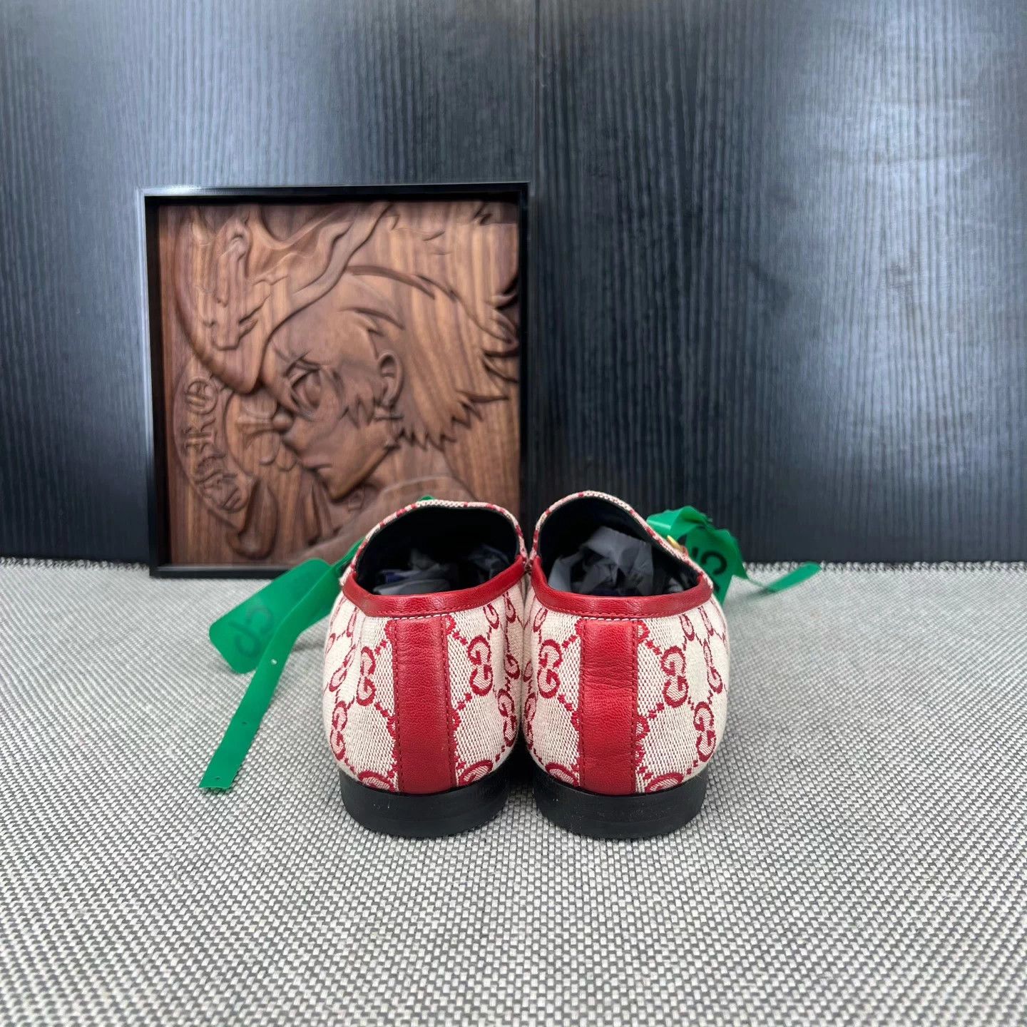 Gucci GUCCI Jordaan All Over Pink Loafer 37.5 Boxed Size US 7.5 / IT 37.5 - 5 Thumbnail