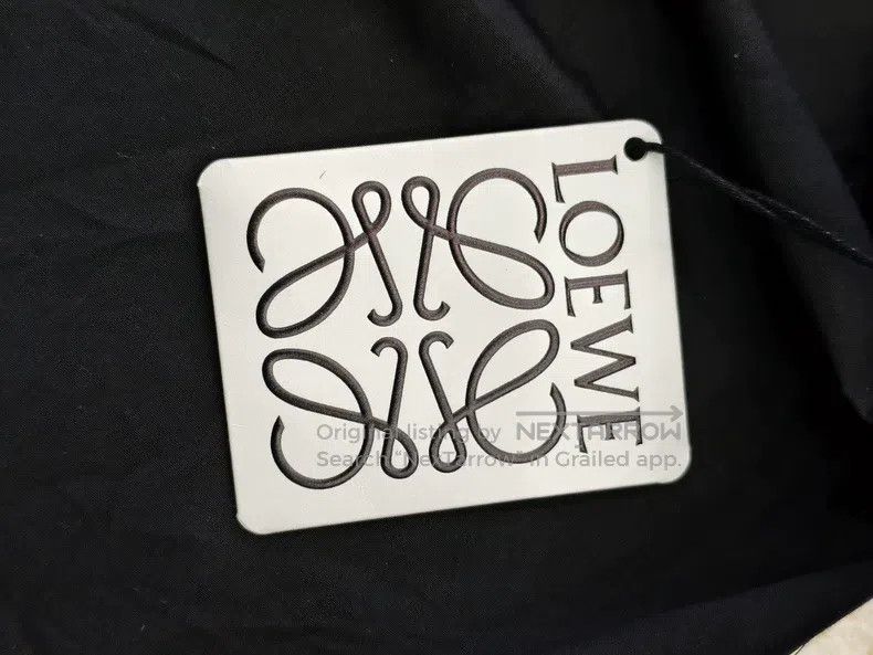 Loewe Loewe size 37 Anagram black long sleeve shirt Size US XXS / EU 40 - 6 Thumbnail