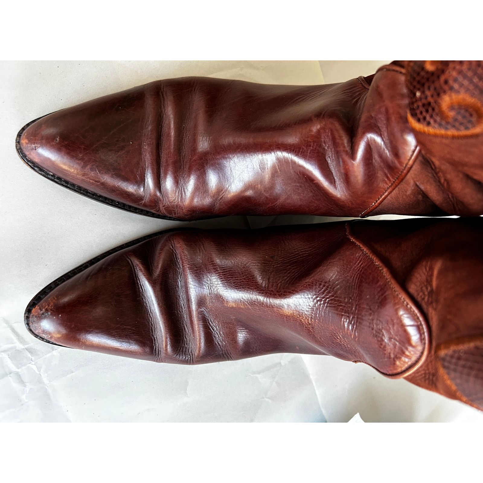Other Via Spiga Brown Leather and Suede Boots size 10 Size US 10 / IT 40 - 7 Thumbnail