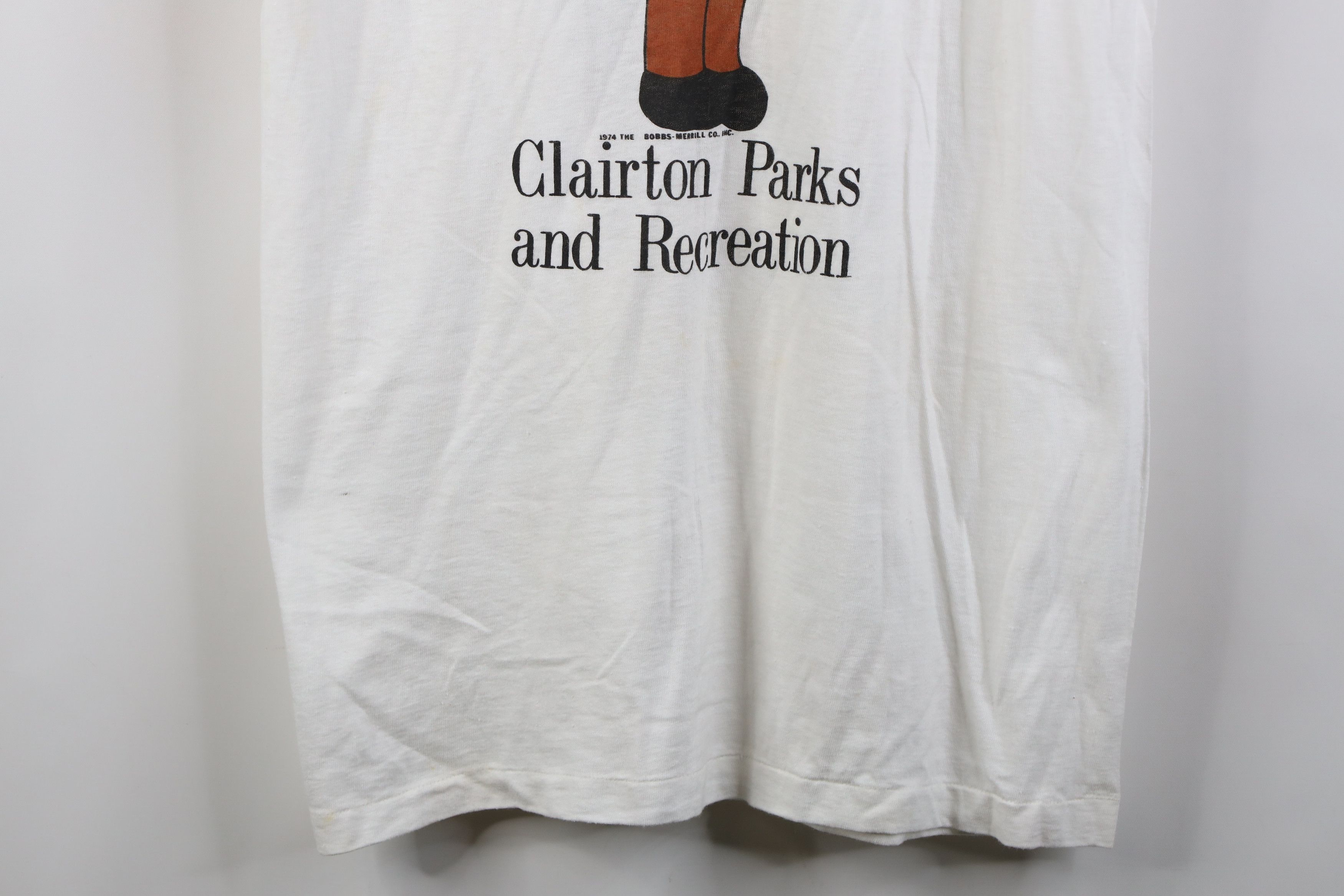 Vintage Vintage 70s Clairton Parks Recreation Short Sleeve T-Shirt Size L / US 10 / IT 46 - 3 Thumbnail