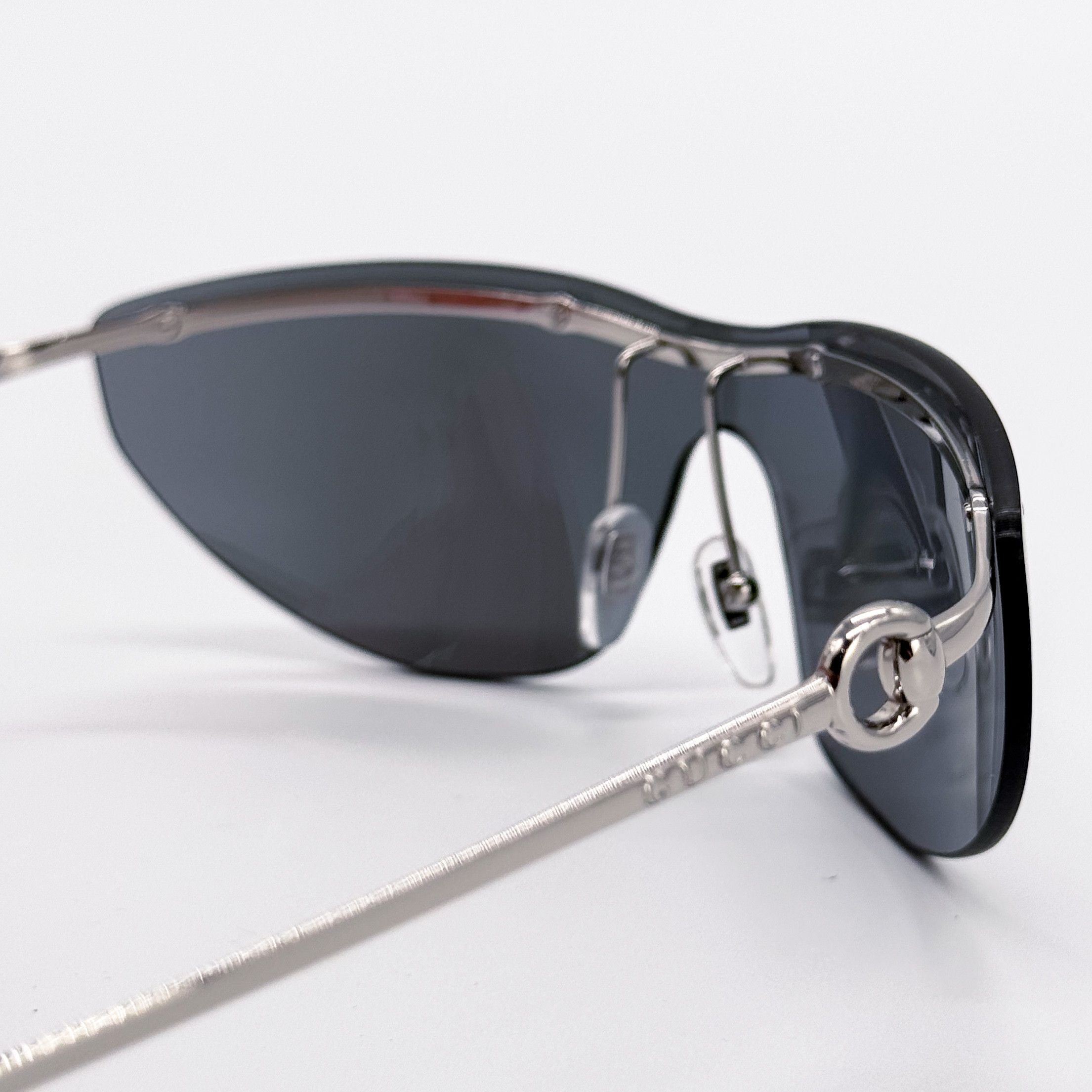 Gucci NEW GUCCI GG1700S 002 SUNGLASSES SILVER GREY GUCCI EYEWEA Size ONE SIZE - 8 Thumbnail