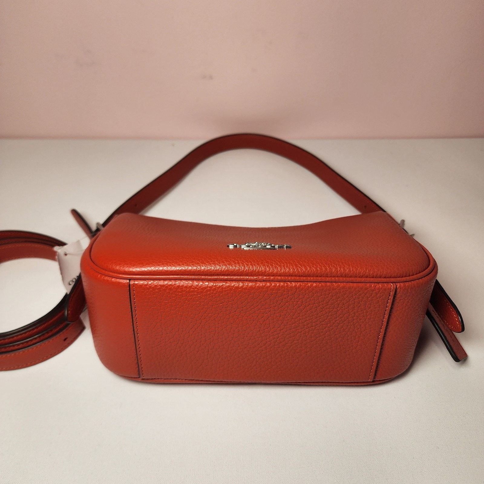 Coach NWT Coach CY707 Kailey Shoulder Bag Leather Deep Orange Size ONE SIZE - 5 Thumbnail