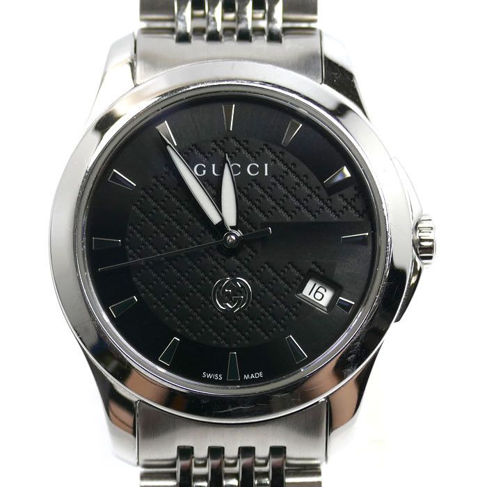 Gucci Gucci Gucci G Timeless Stainless Steel Watch Metal Quartz YA1265006 DUTY FREE for USA Size ONE SIZE - 1 Thumbnail