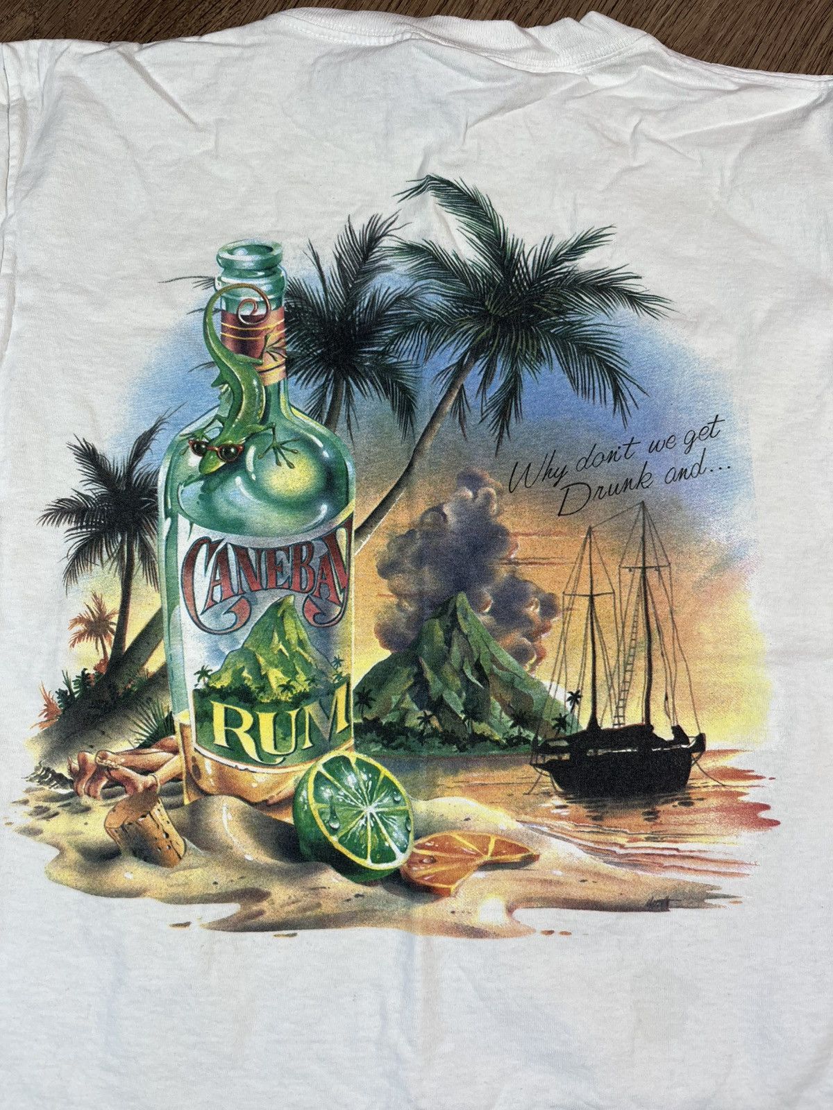 Vintage Vintage 90s Caribbean Soul Jimmy Buffett T Shirt Size US L / EU 52-54 / 3 - 6 Thumbnail