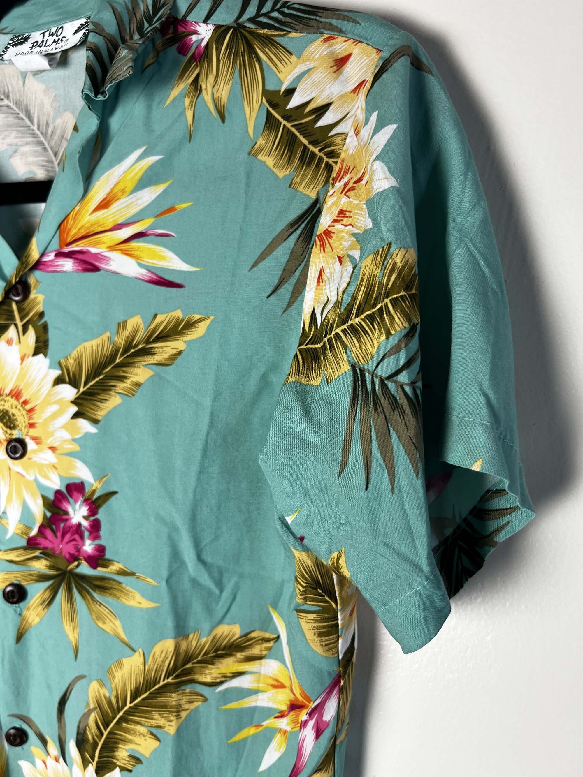 Vintage Vintage 1990's Two Palms Hawaiian Luau Aloha Party Shirt Size XS / US 0-2 / IT 36-38 - 5 Thumbnail