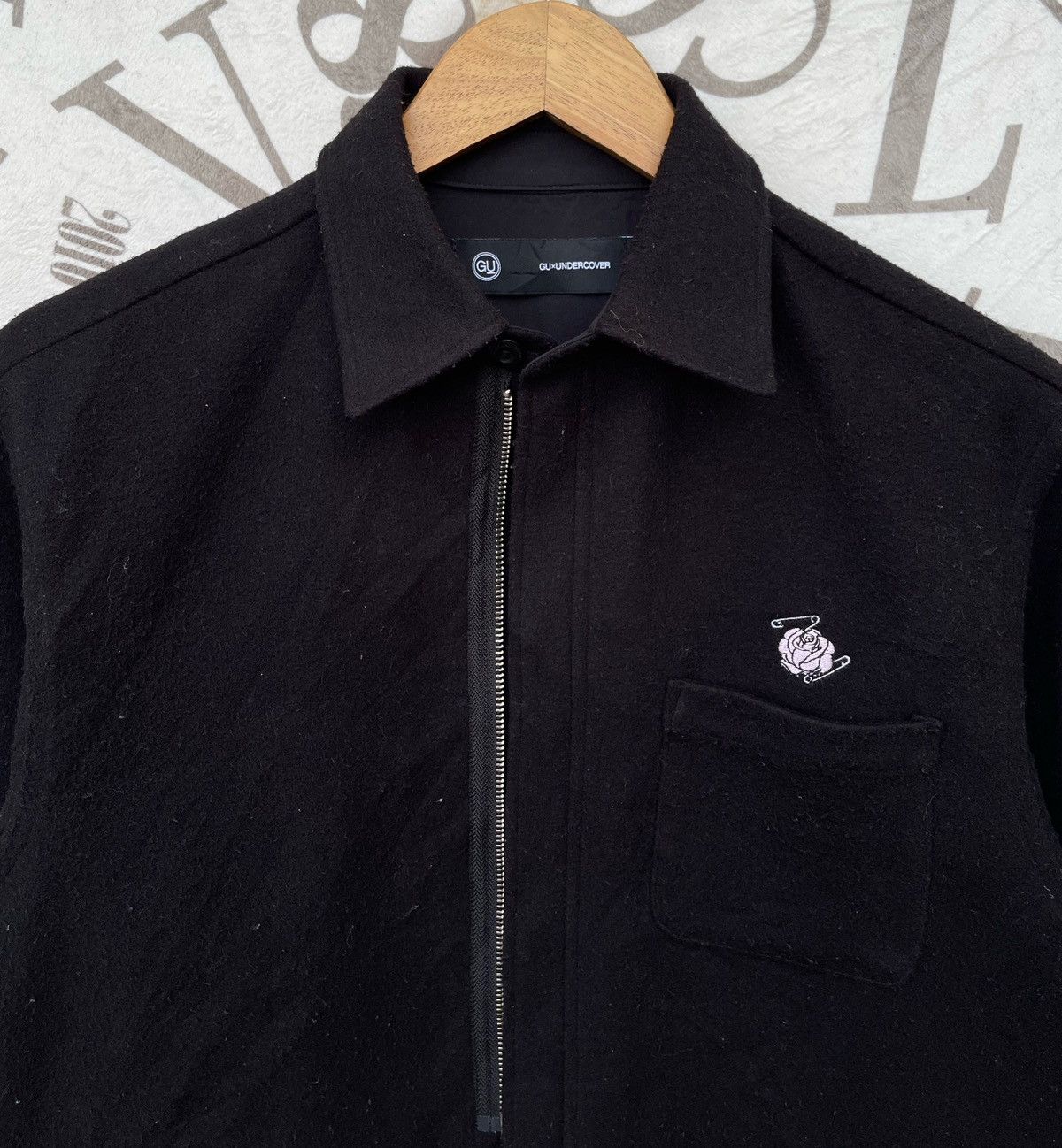 Undercover × Uniqlo 🔥F/W 2021 UNDERCOVER x GU KNIT MELTON LONG SHIRT Size US XS / EU 42 / 0 - 8 Thumbnail