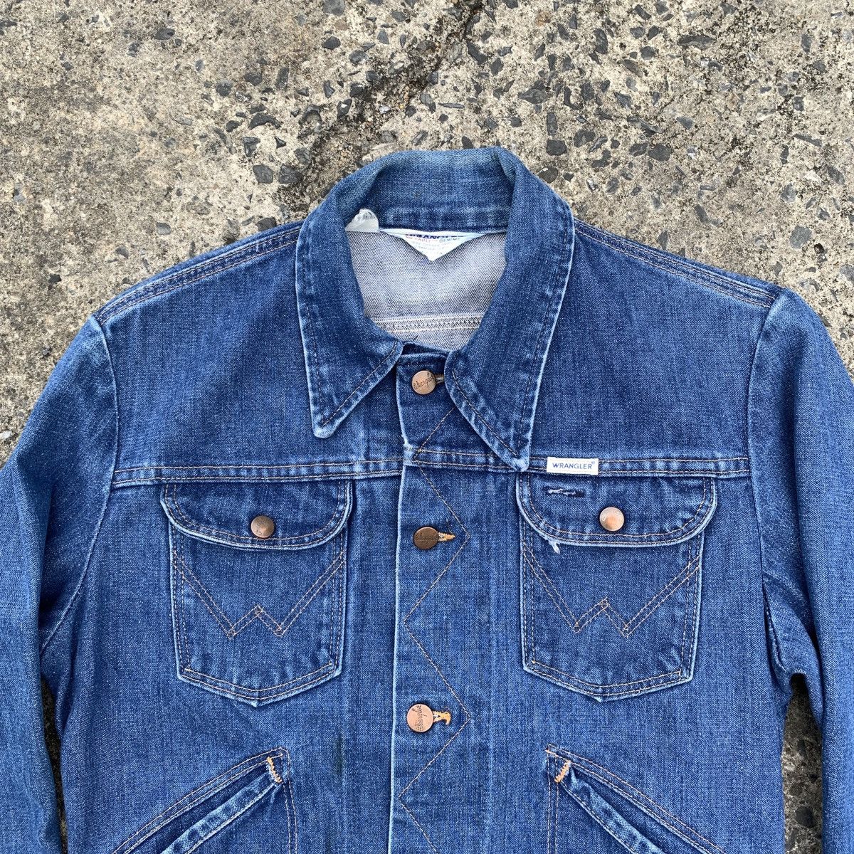 Vintage × Wrangler 80s USA Wrangler No Fault Denim Jacket Size US S / EU 44-46 / 1 - 3 Thumbnail