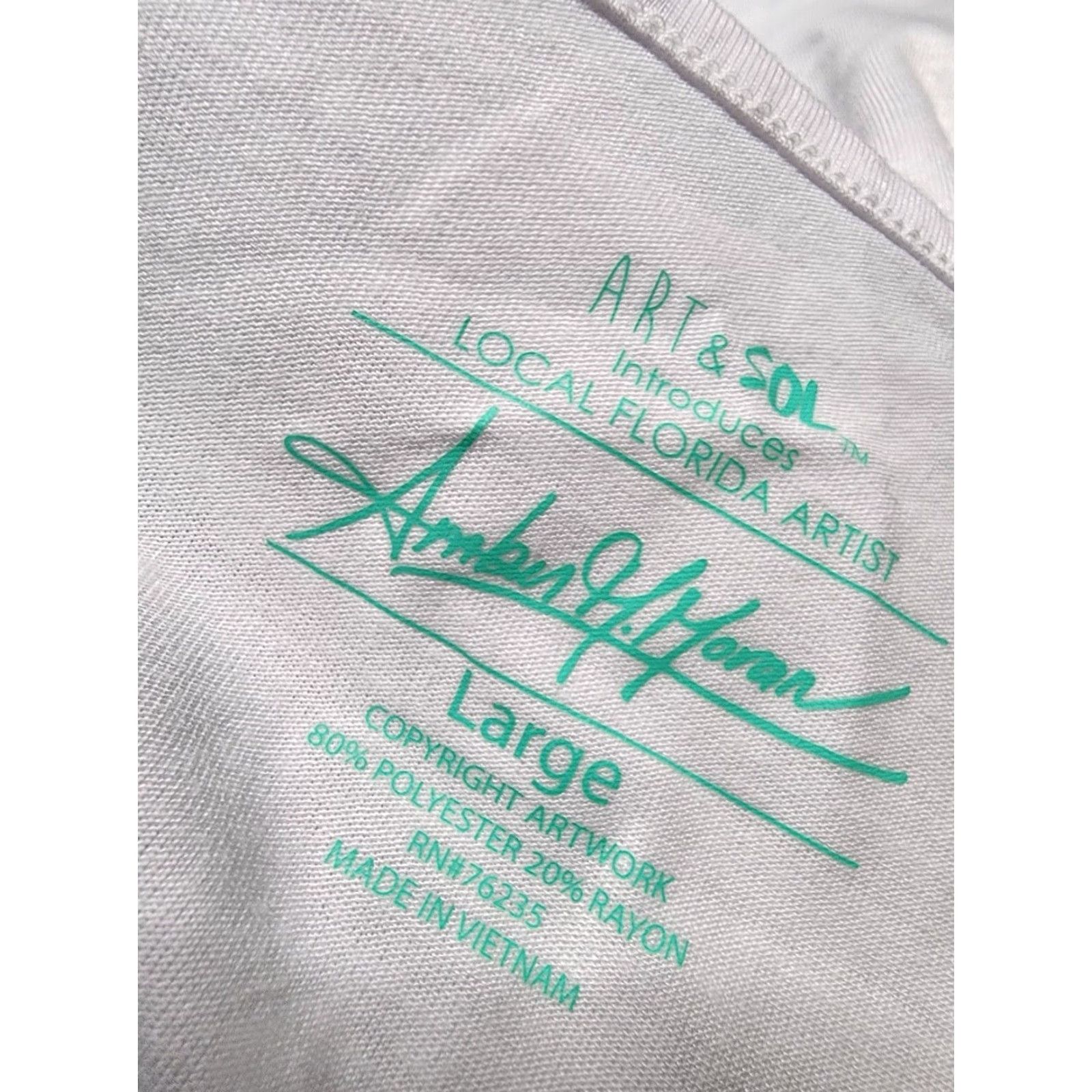 Vintage VINTAGE Art & Sol Women's L Tank Top Sleeveless Cotton Fishing Lures Seahorses Casual Women Size L / US 10 / IT 46 - 4 Thumbnail