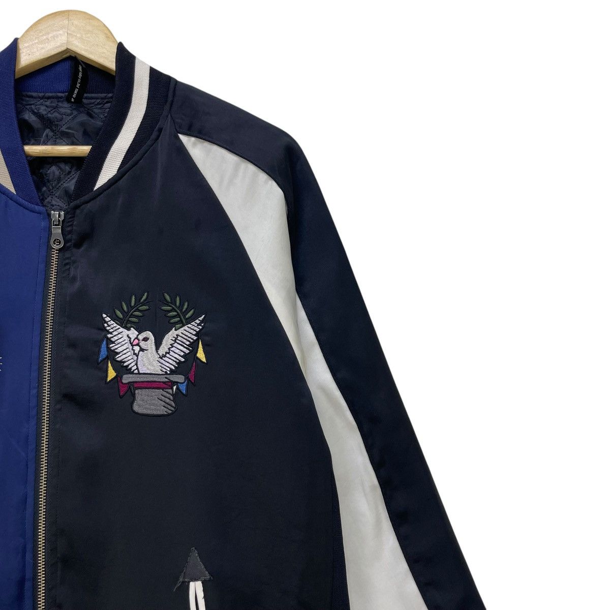 Japanese Brand × Toyo Enterprises 💥Japanese Brand Qlamls Sukajan Two Tone Jacket Size US M / EU 48-50 / 2 - 5 Thumbnail