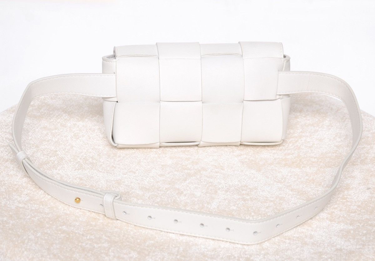 Bottega Veneta Bottega Veneta Cassette White Waist Bag Size ONE SIZE - 7 Thumbnail