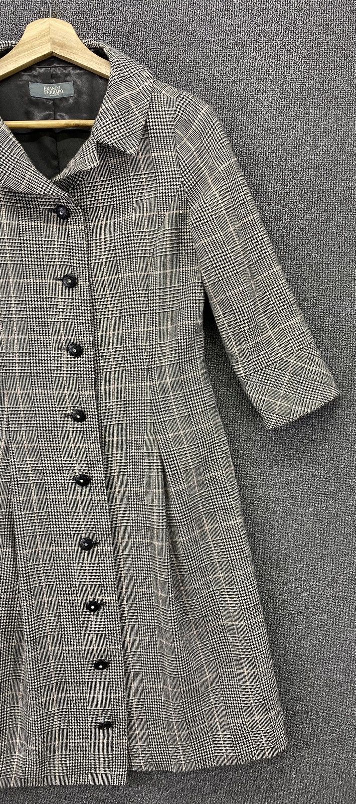 Vintage Vintge Franco Ferraro Shirts Button Up Long Jacket Size XS / US 0-2 / IT 36-38 - 5 Thumbnail