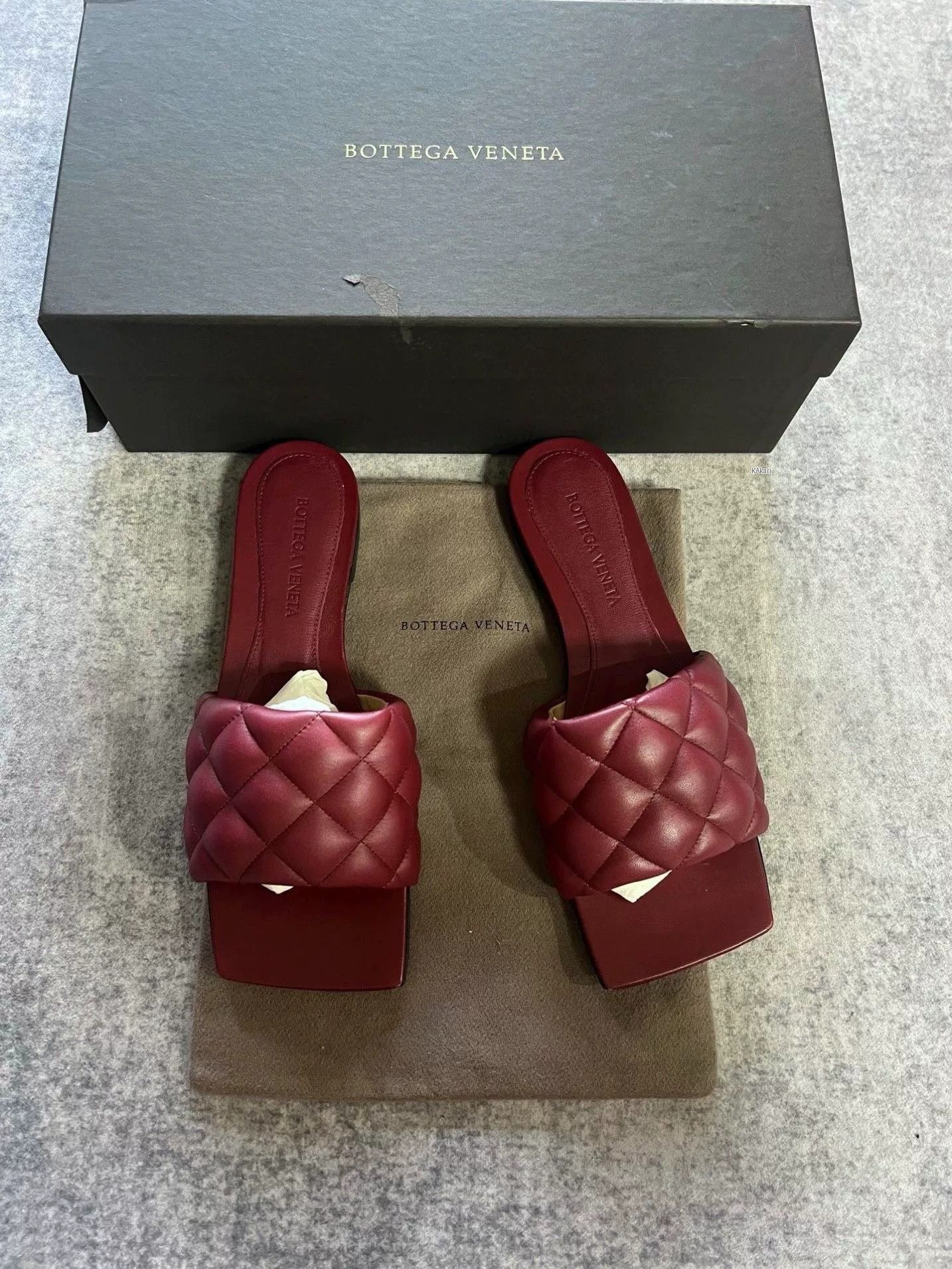 Bottega Veneta Bottega Veneta Burdy Intrecciato Slides Size US 7 / EU 40 - 1 Thumbnail