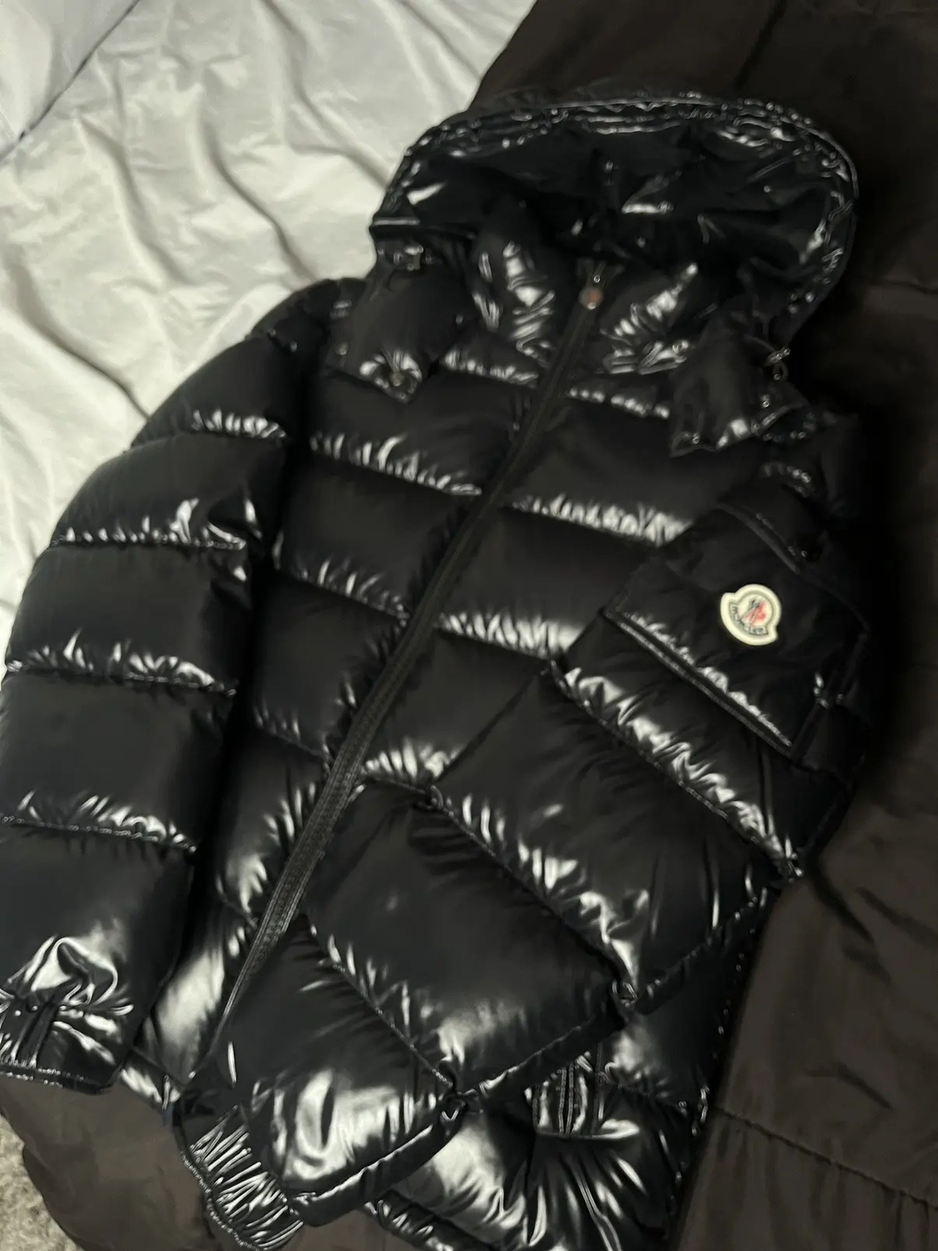 Moncler Moncler Black Maya Down Puffer Jacket Luxury Size 2 Size US M / EU 48-50 / 2 - 1 Thumbnail