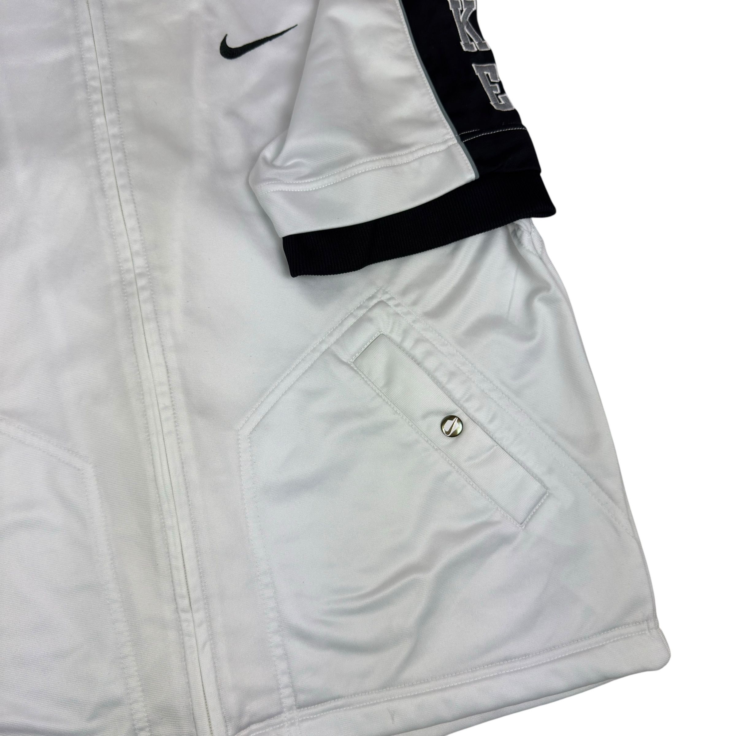 Nike Nike Men's White Black Solo Swoosh Full Zip Tracksuit Medium Size US M / EU 48-50 / 2 - 5 Thumbnail
