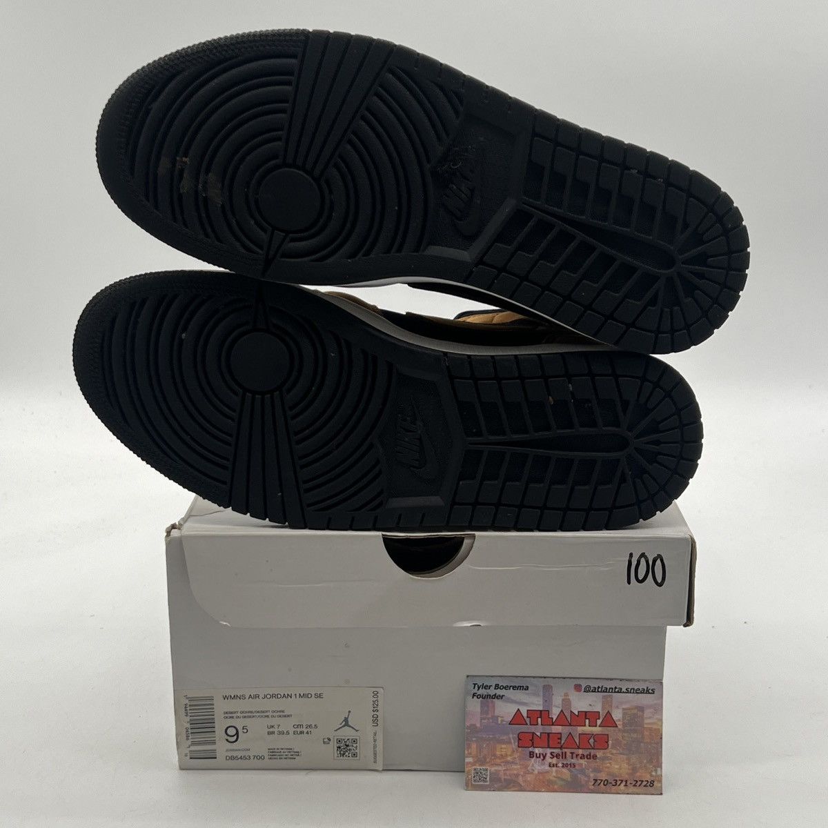 Nike Wmns air Jordan 1 mid desert ochre Size US 9.5 / IT 39.5 - 8 Thumbnail