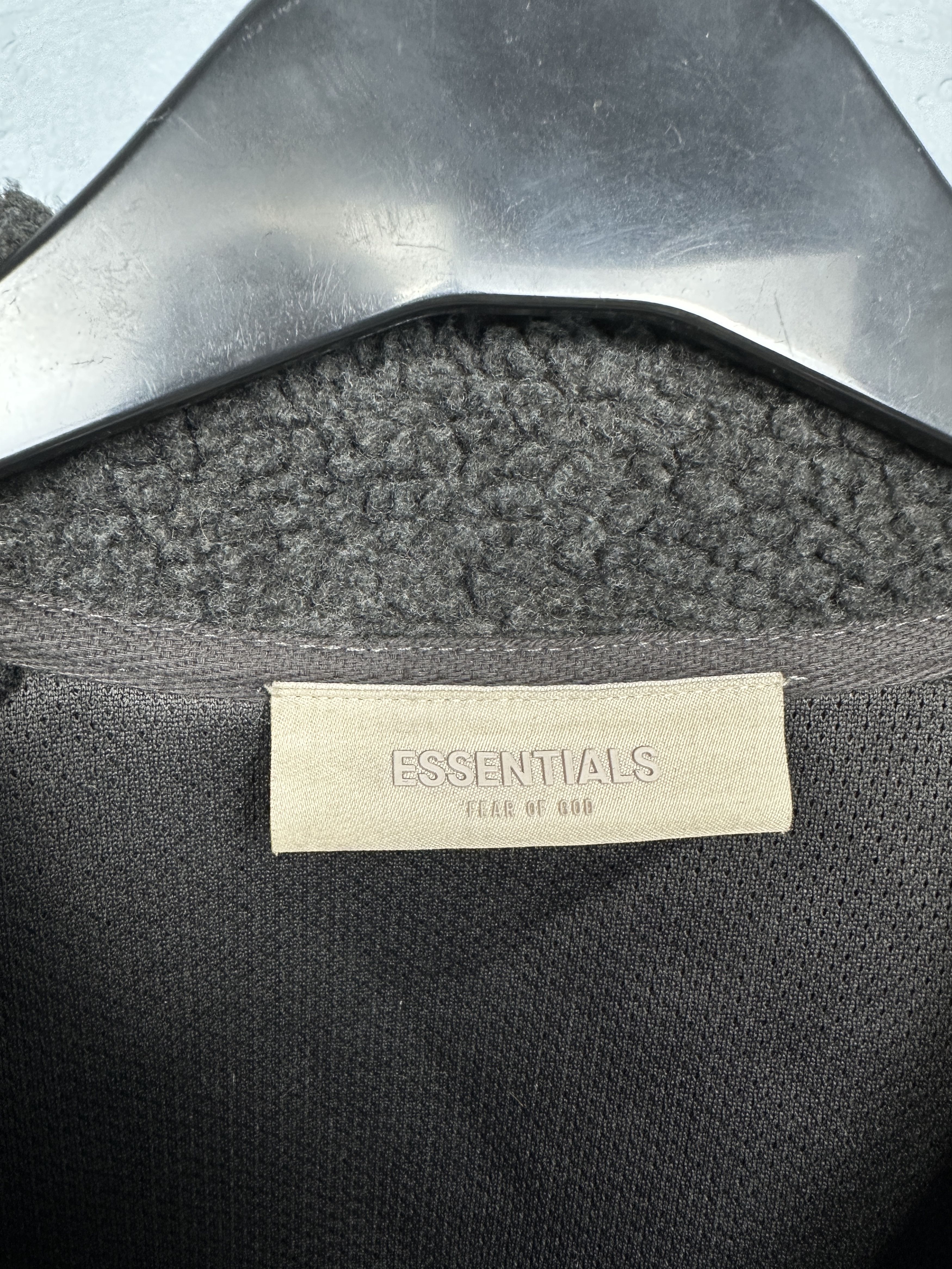 Essentials Essentials Fear Of God Mens Sherpa Teddy Fleece Jacket Size US S / EU 44-46 / 1 - 4 Thumbnail