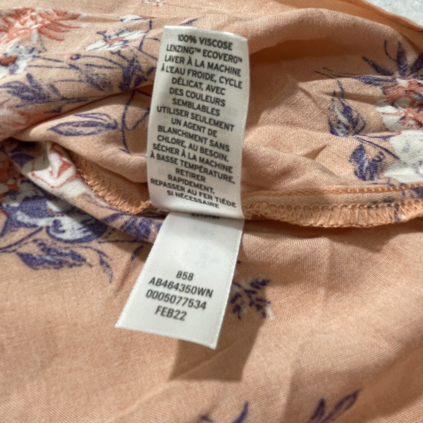 Nordstrom Abound Skater Dress Coral Aster Bouquet Pink Size XL / US 12-14 / IT 48-50 - 12 Thumbnail