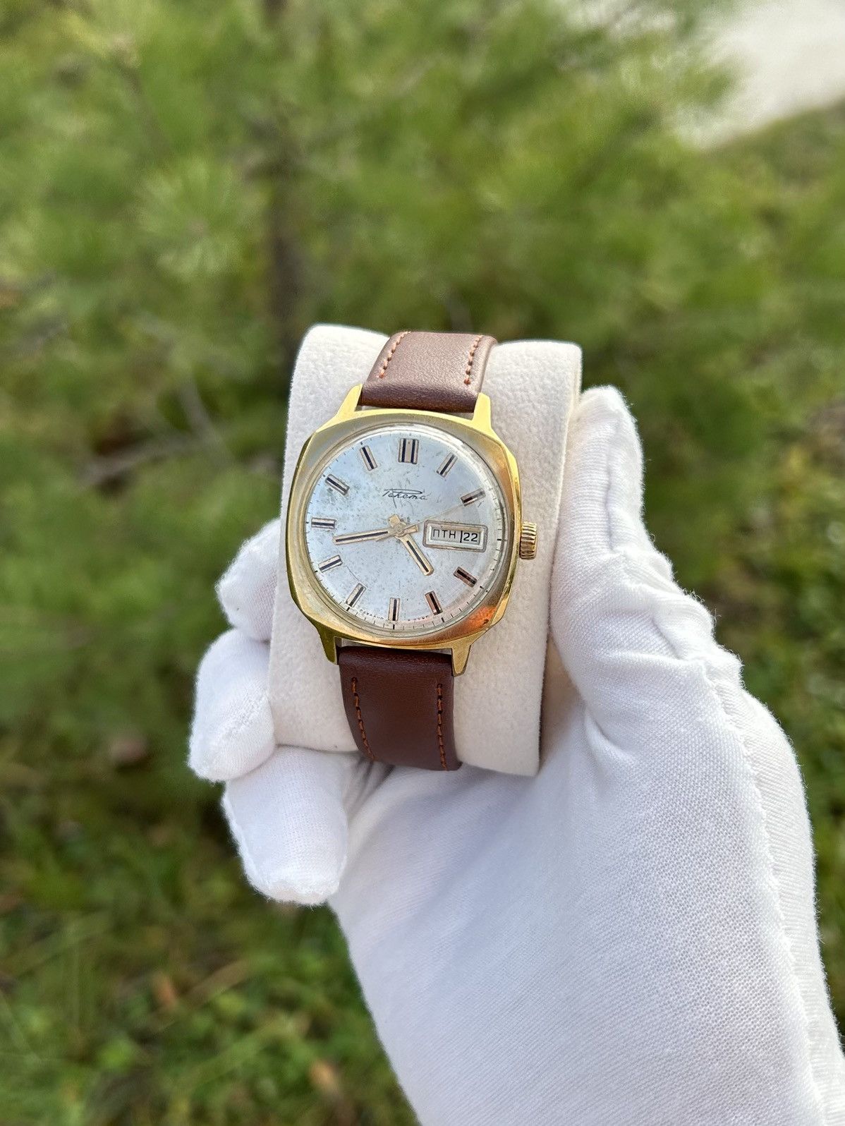 Vintage Vintage Watch Raketa USSR Soviet Mechanical 1980s Size ONE SIZE - 13 Thumbnail