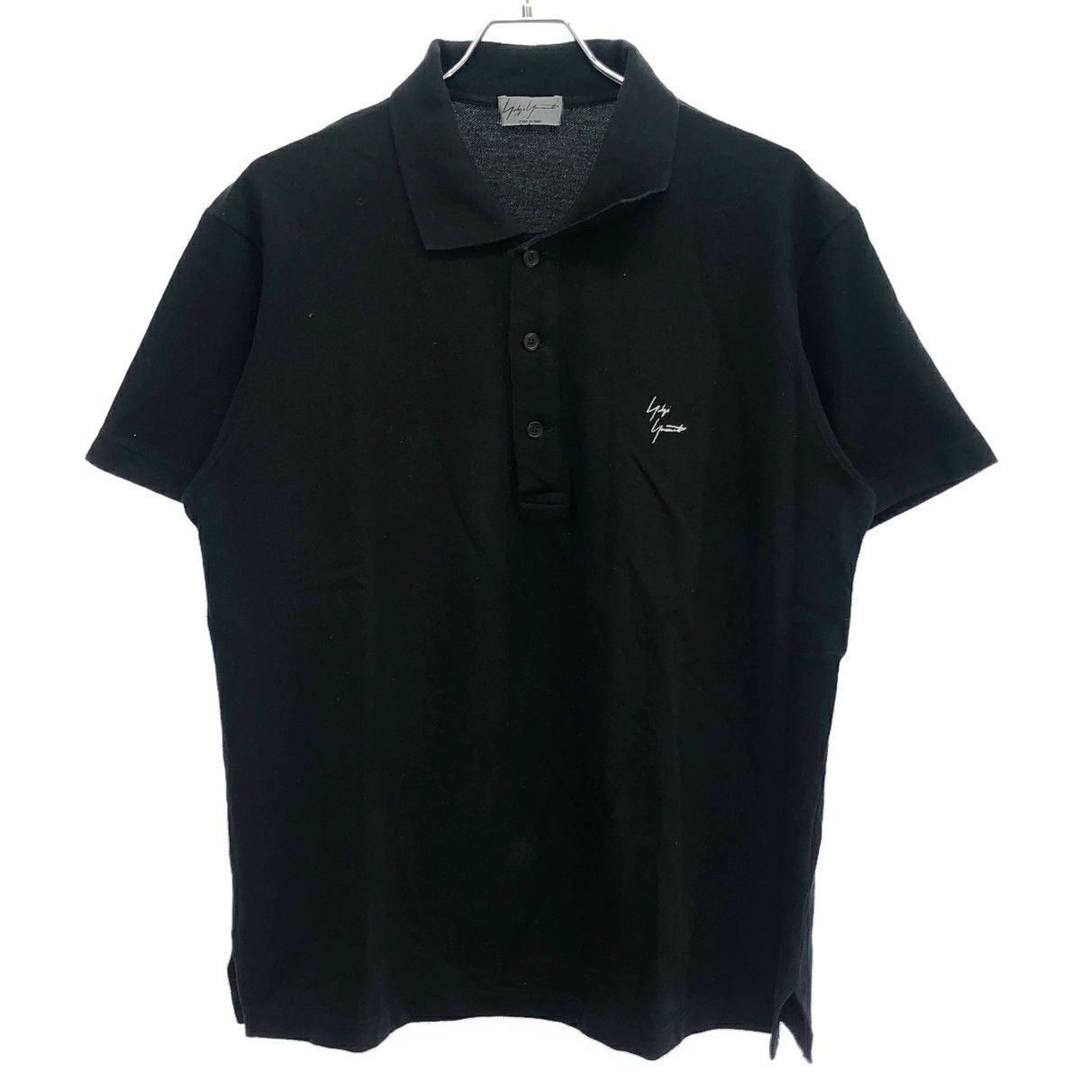 Yohji Yamamoto YOHJI YAMAMOTO POUR HOMME/Signature Logo Polo Shirt Size US L / EU 52-54 / 3 - 1 Thumbnail