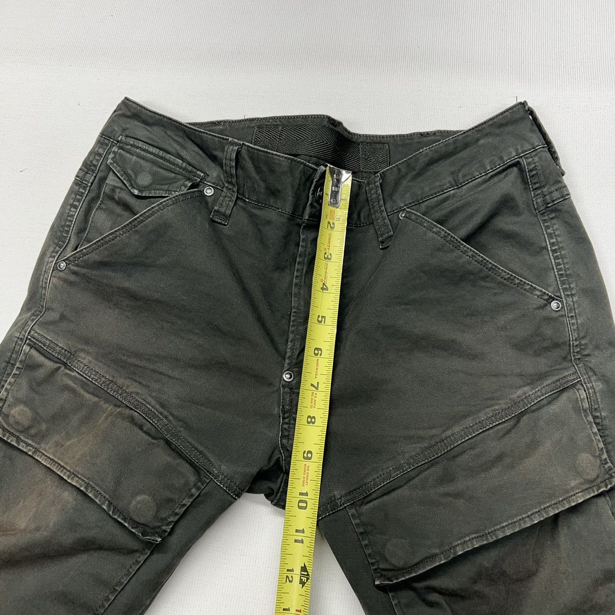 G-Star G Star Raw Pants Green Cargo Air Defence 5620 3D Skinny Size US 31 - 21 Thumbnail