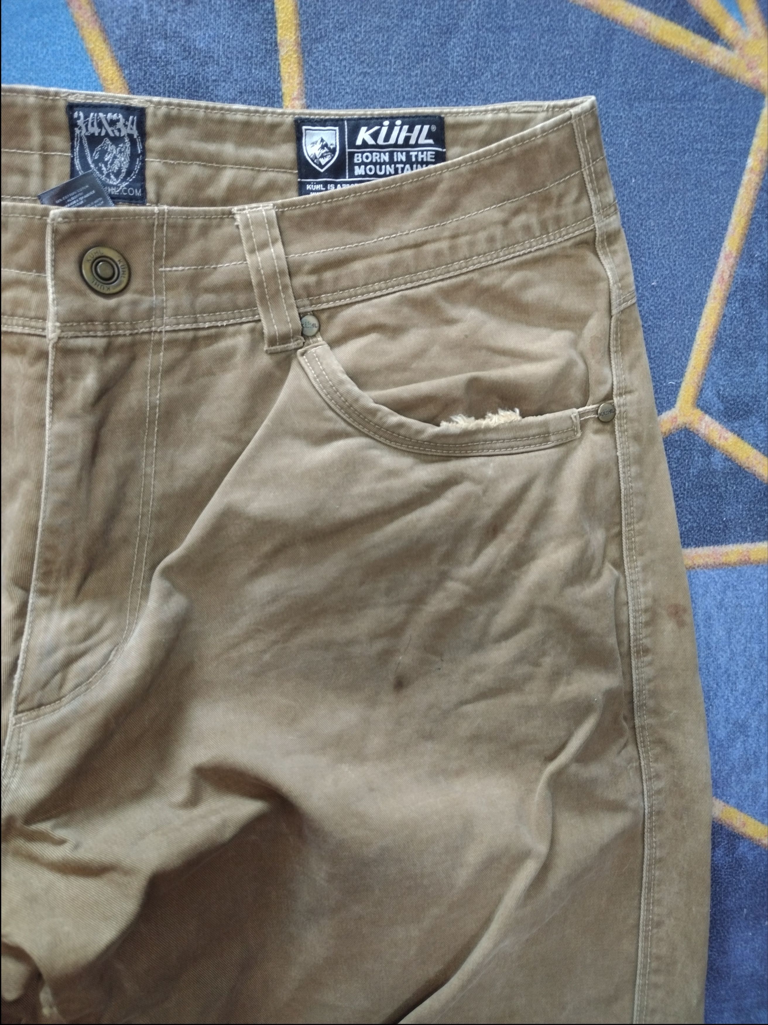 Kuhl × Mountain Khakis Kuhl Mountain Ryder Revolution Hiking Pants Distressed Size US 34 / EU 50 - 15 Thumbnail