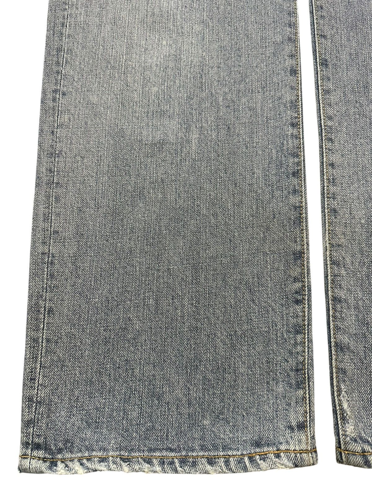 Junya Watanabe Vintage Japanese Brand Blue Faded Wash Distress Loose Jeans Size US 32 / EU 48 - 7 Thumbnail