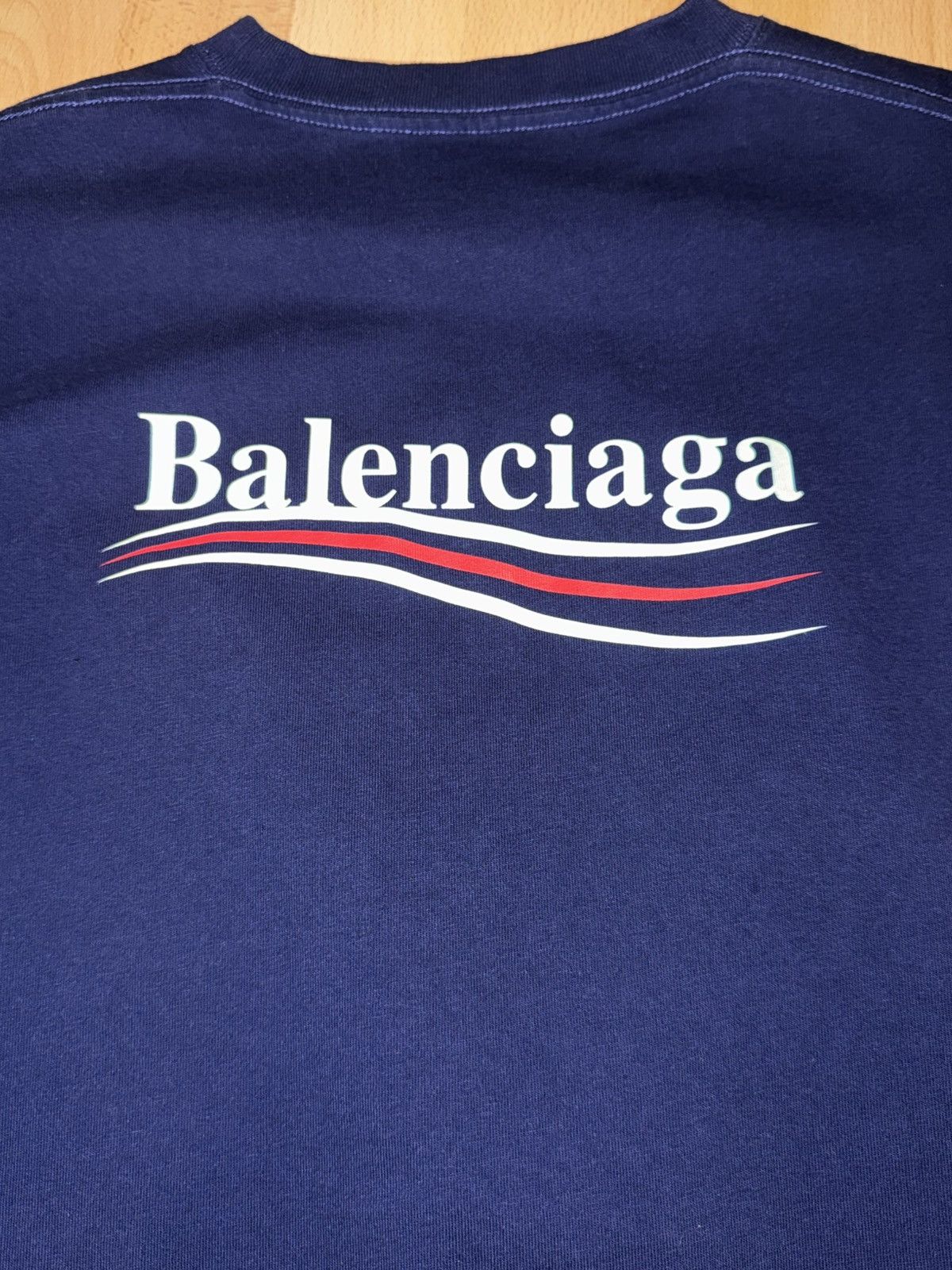 Balenciaga Balenciaga political campaign Tshirt pacitic blue M Size US M / EU 48-50 / 2 - 4 Thumbnail