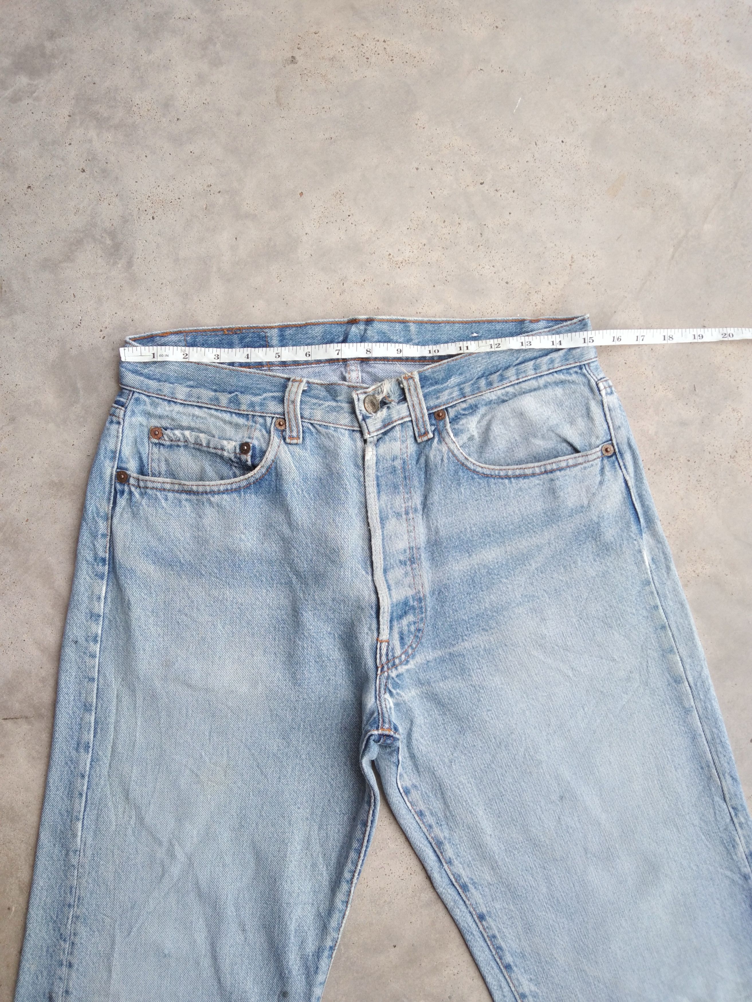 Levi's 80s Vintage Levi's 501 Made In USA Distressed Jeans 30x30 Size US 30 / EU 46 - 7 Thumbnail