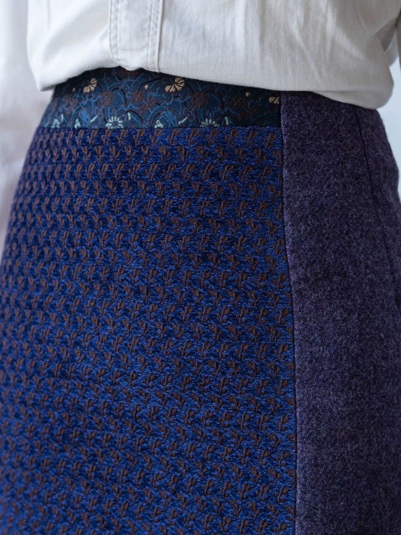 Kenzo KENZO Three purple patchwork skirts Size 25" / US 0 / IT 36 - 6 Thumbnail