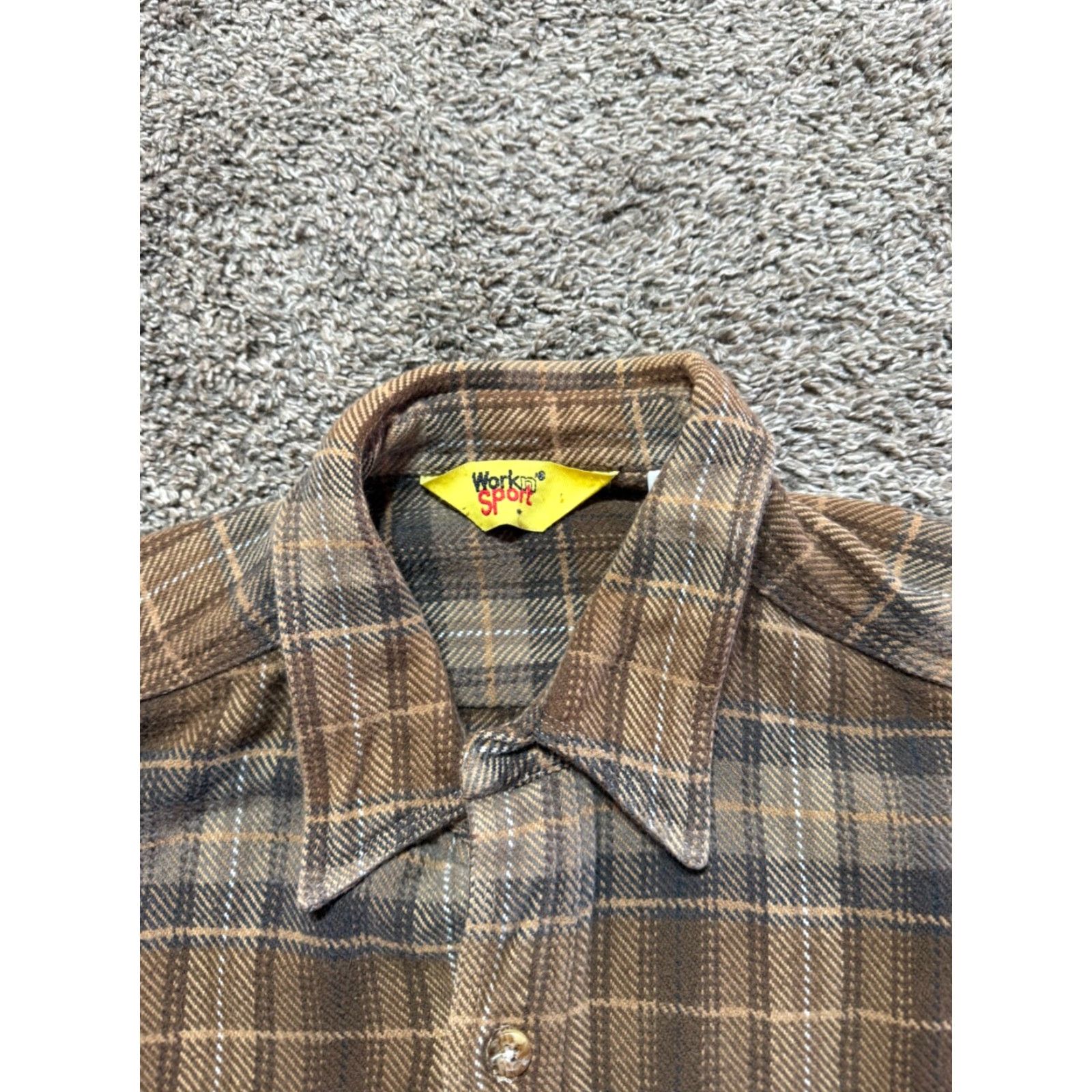 Vintage Big Bill Shirt Button-Up Mens Size M Green Camouflage Cotton Long Sleeve Crew Neck? Size US M / EU 48-50 / 2 - 2 Thumbnail