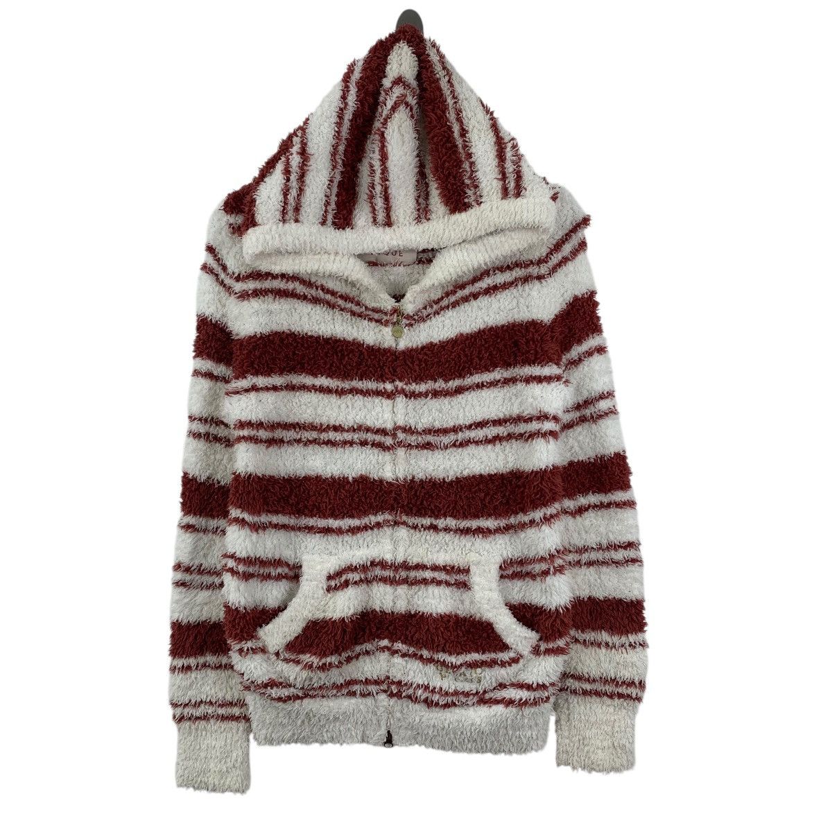 Vintage GELATO PIQUE Holiday Limited Sherpa Retro Stripes Hoodie Size US S / EU 44-46 / 1 - 1 Thumbnail