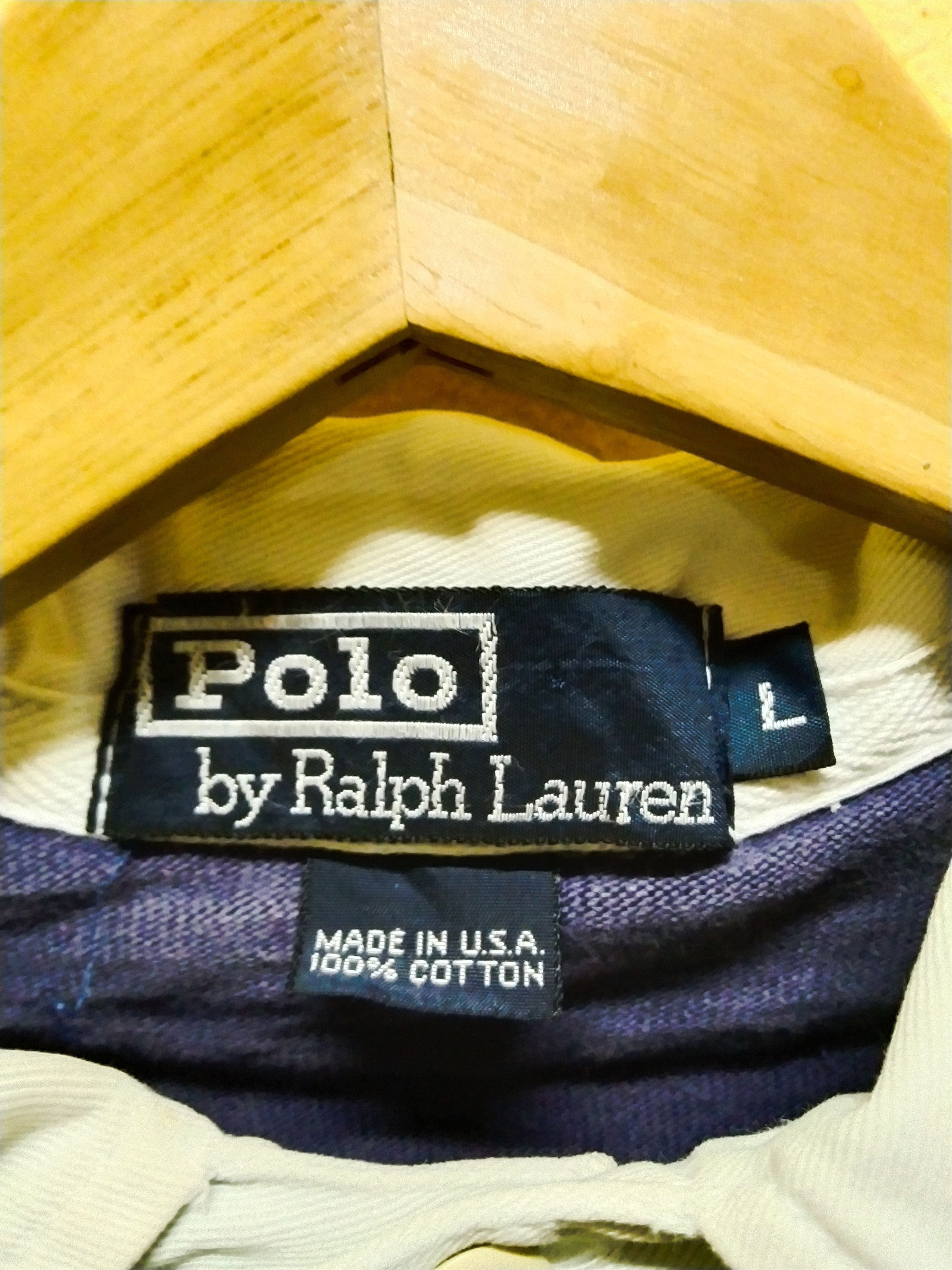 Polo Ralph Lauren × Ralph Lauren × Vintage Vintage Polo Ralph Lauren Rugby Long Sleeve Shirt Size US M / EU 48-50 / 2 - 9 Thumbnail
