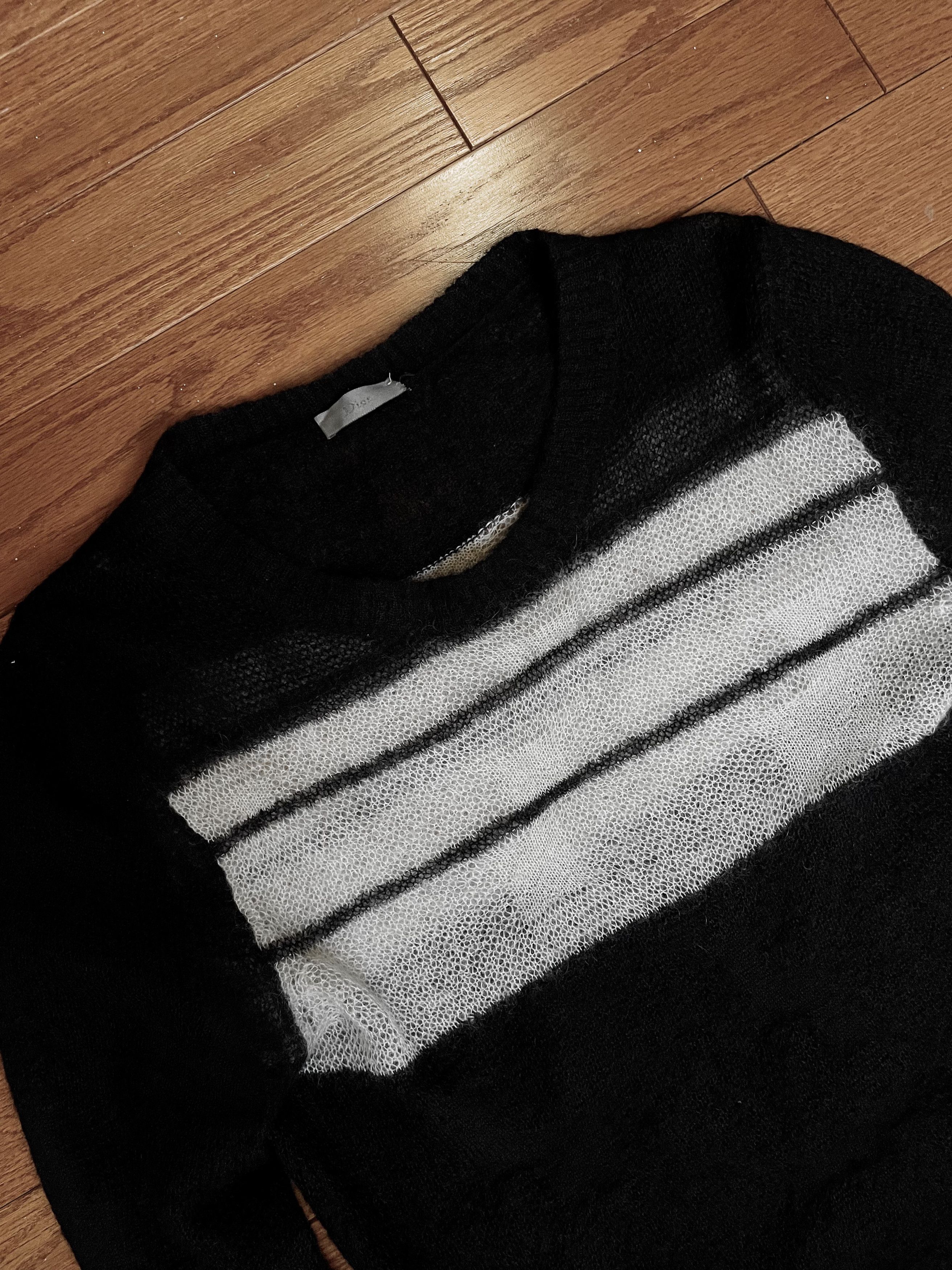Dior Hedi Slimane AW07 Navigate Mohair Sweater Size US S / EU 44-46 / 1 - 2 Thumbnail