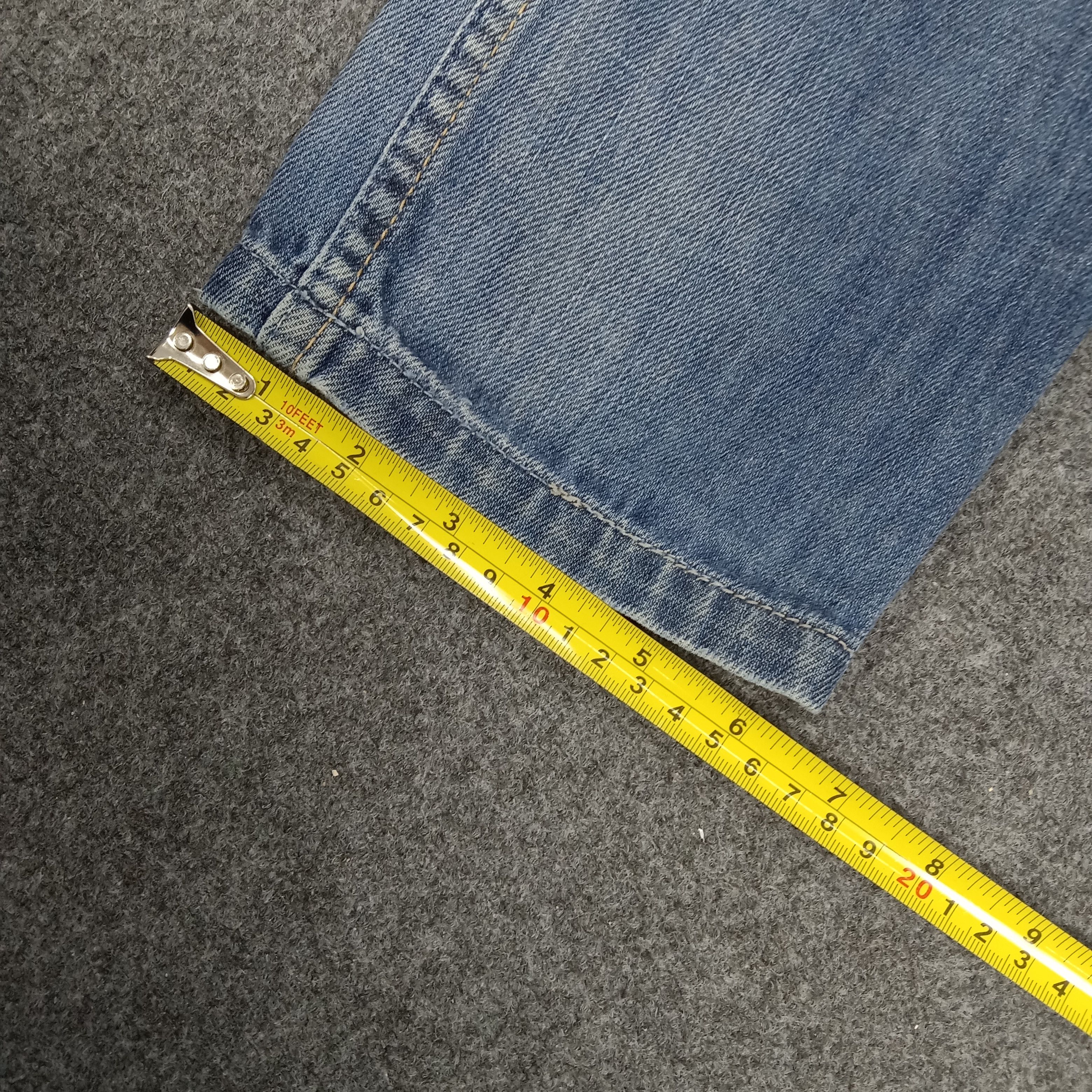 Stussy × Vintage Stussy American Style Custom Logo Denim Jeans Size US 35 - 14 Thumbnail