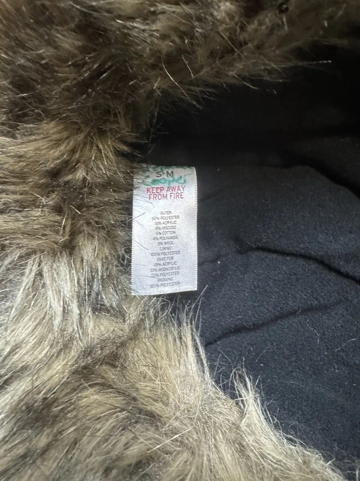 Japanese Brand × Vintage Vintage Y2K Japanese brand Ushanka opium Tweed hype fur hat Size ONE SIZE - 7 Thumbnail